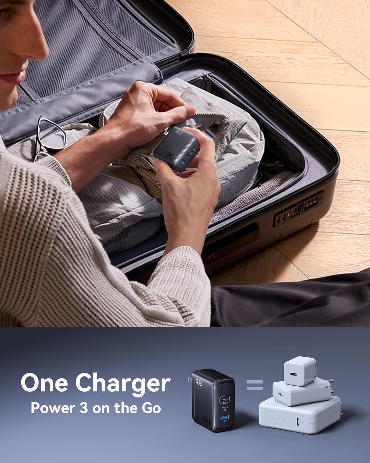 Thumbnail 4 de INIU 100W 3-Port Charger for iPhone 17
