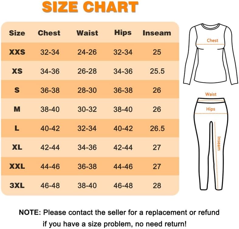 Detalle de SIMIYA 2-Pack Women's Thermal Underwear Set, Fleece-Lined Top and Bottom