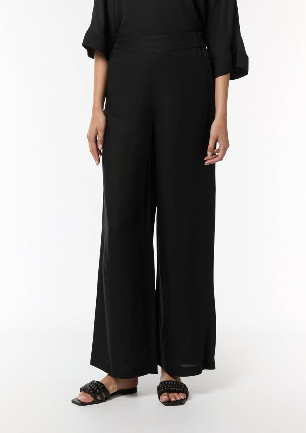 Thumbnail 4 de Comma Wide-Leg-Hose aus Leinenmix