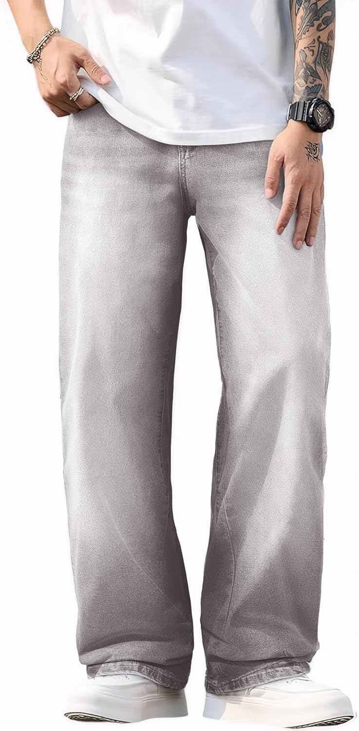 Detalle 2 de JMIERR Jeans Herren Baggy – Stretch-Vintage Jeanshose, Loose Fit