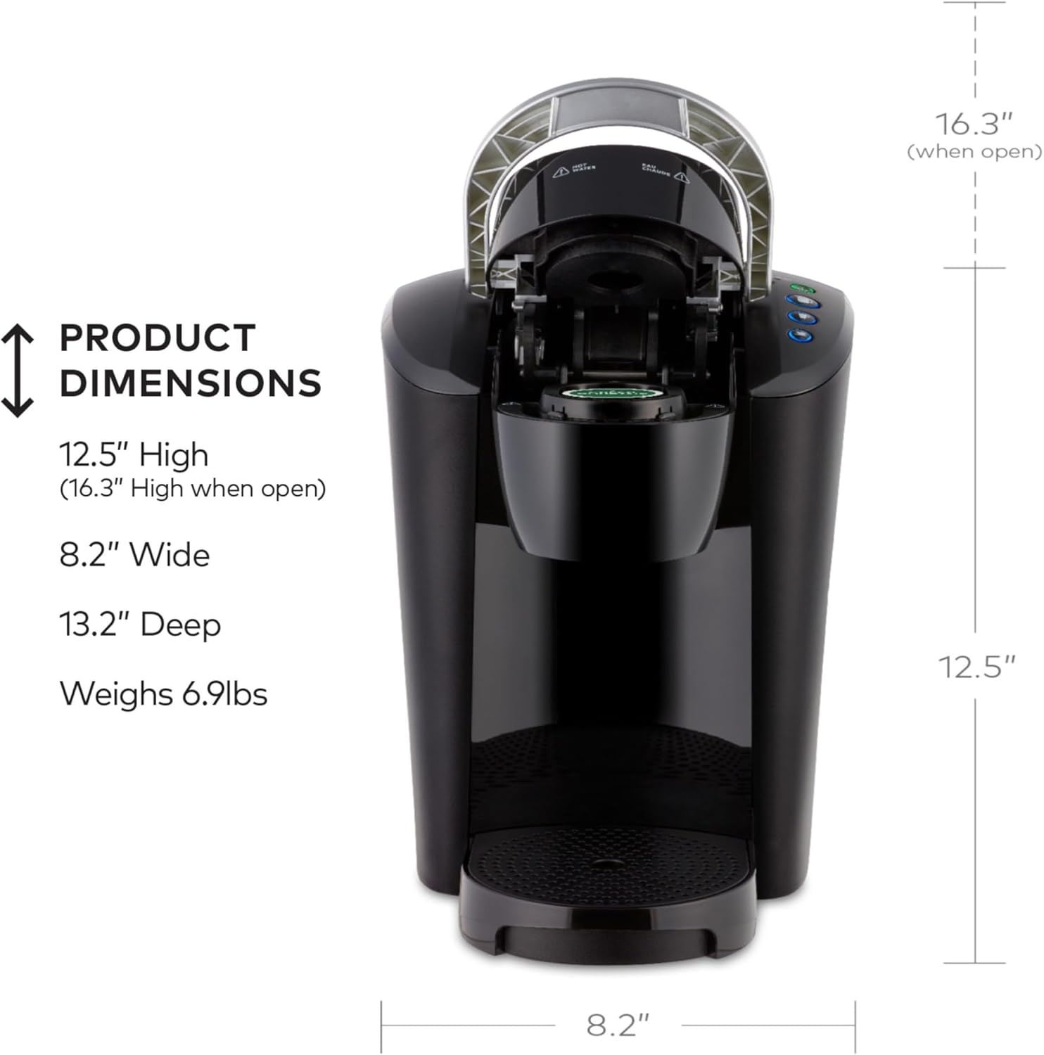 Detalle 2 de Keurig K-Compact K-Cup pod brewer with 36 oz
