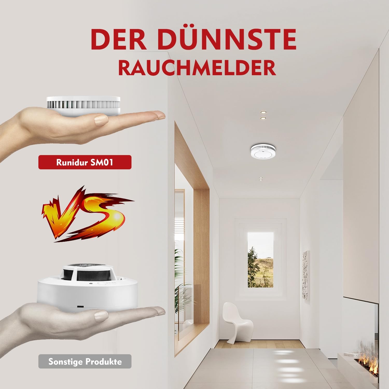 Thumbnail 2 de Runidur RUNIDUR 2er MINI Rauchmelder Set
