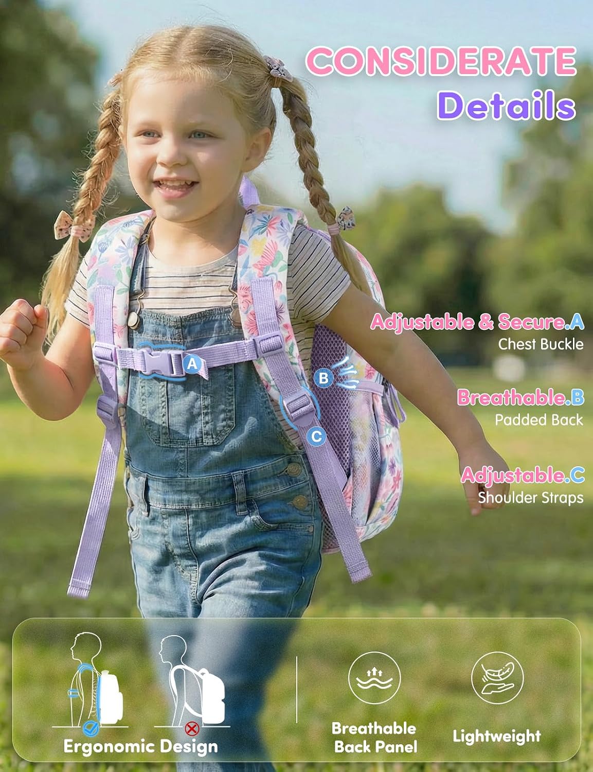Detalle de VASCHY Kids Preschool Backpack 11 L