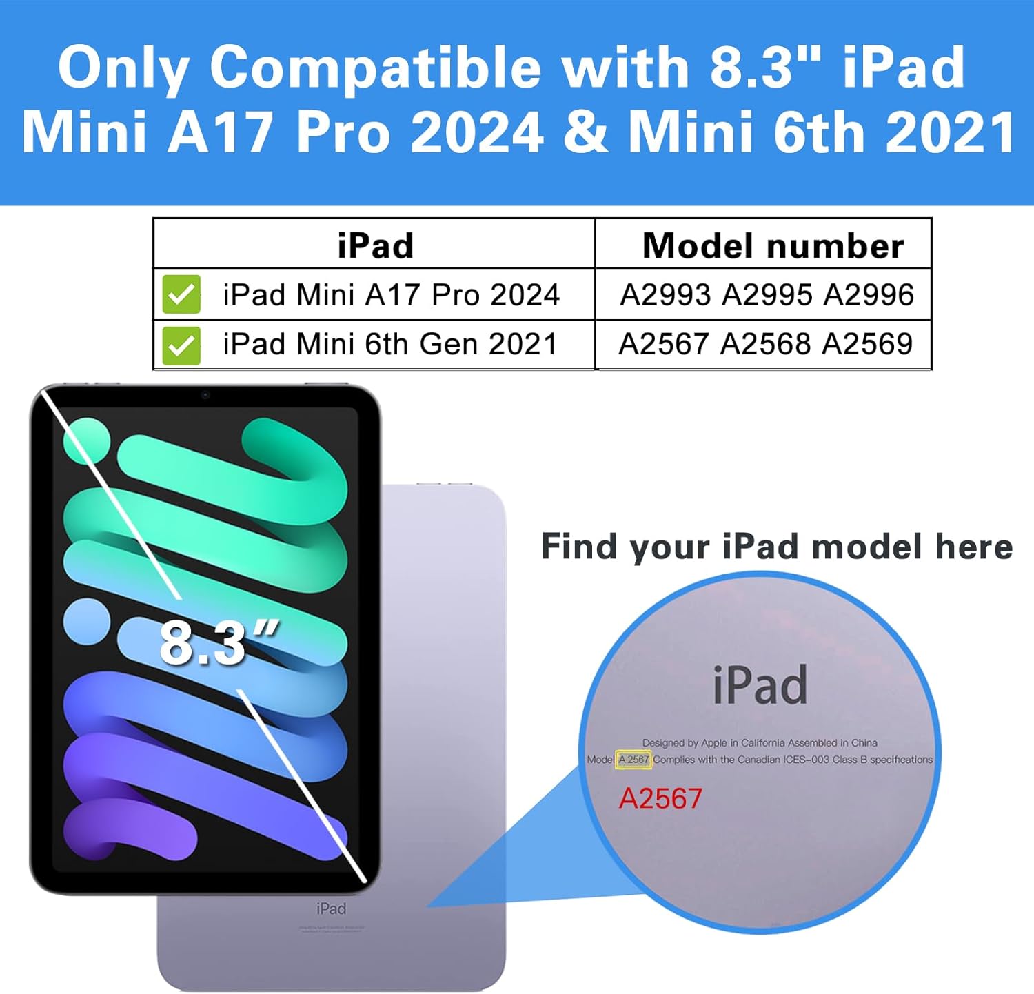 Detalle de ProCase iPad Mini case 8.3 inch
