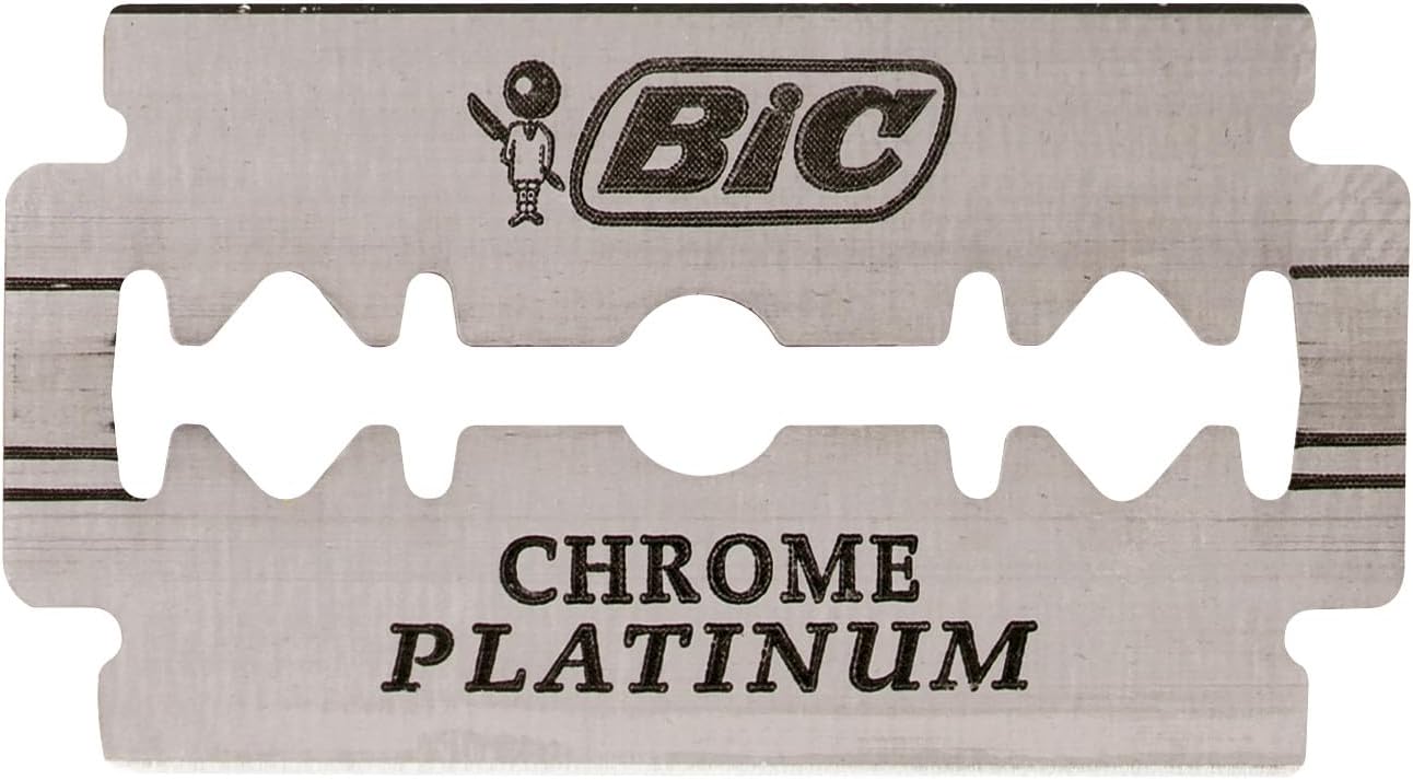 Detalle de BIC Chrome Platinum lame monouso doppio bordo: nitidezza e comfort per una rasatura semplice