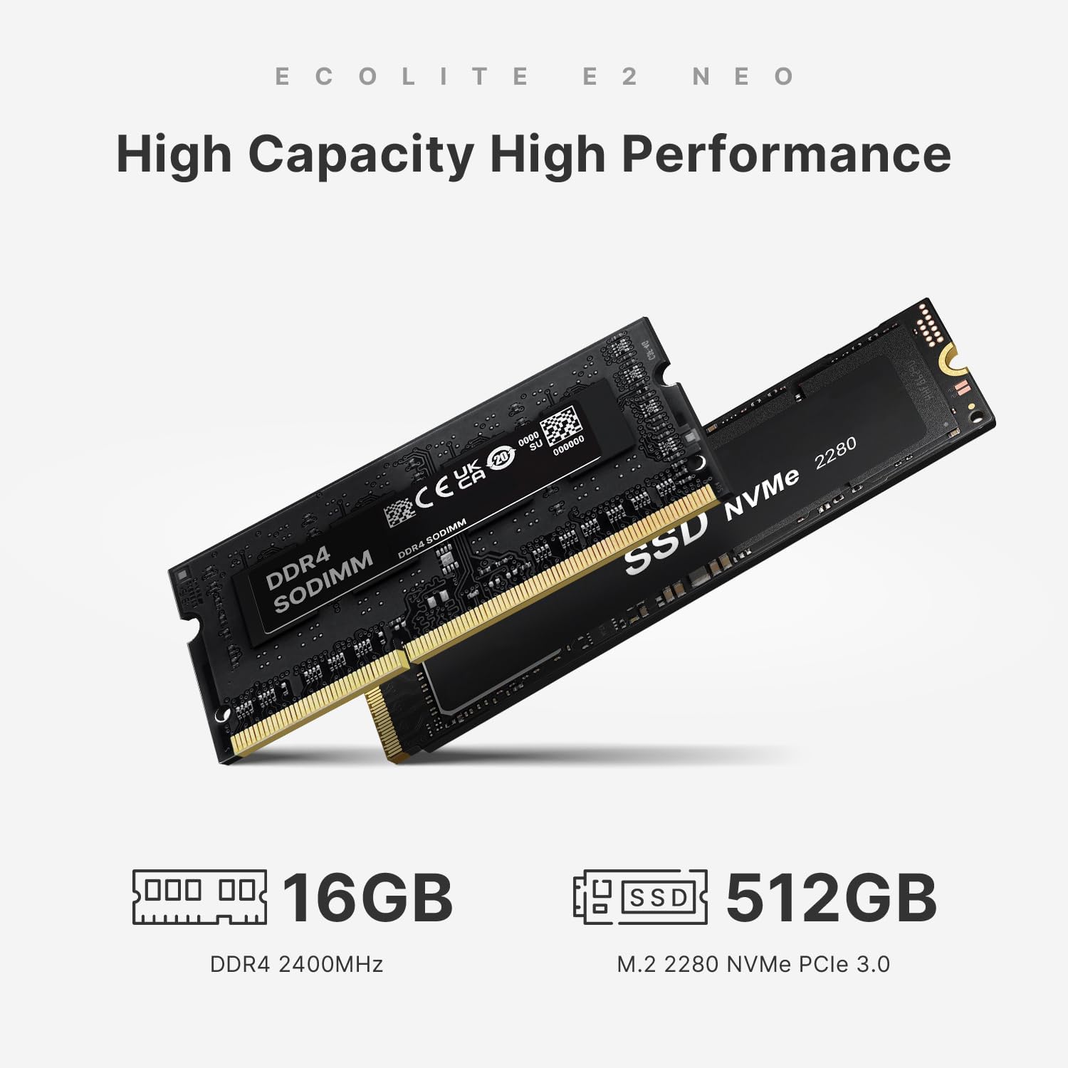 Thumbnail 3 de BOSGAME E2 Mini PC with Ryzen 5 3500U — 16GB RAM, 512GB NVMe, 4K Triple Display