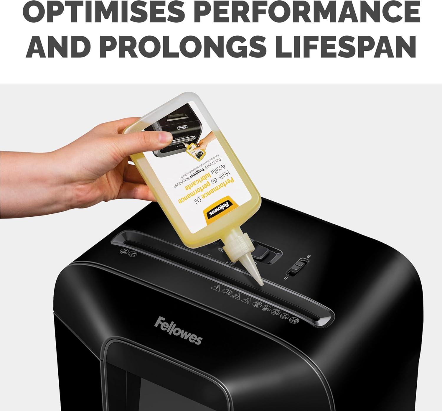 Thumbnail 3 de Fellowes Shredder Oil for Micro Cut and Cross Cut Paper Shredders, 355ml