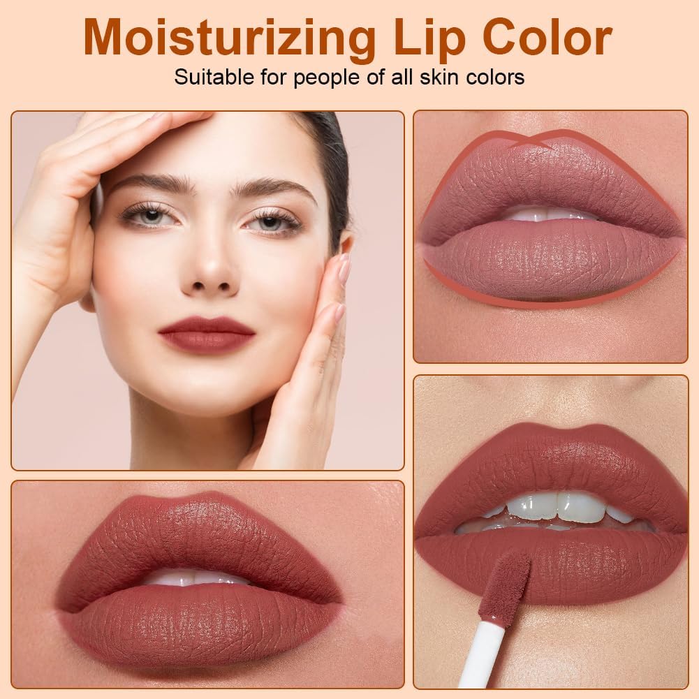 Thumbnail 6 de LOPHE Rossetto Liquido 12 Pezzi – Kit Labbra Opaco a Lunga Durata (6 Lucidalabbra Liquid Matte + 6 Pencil Lip Liner)