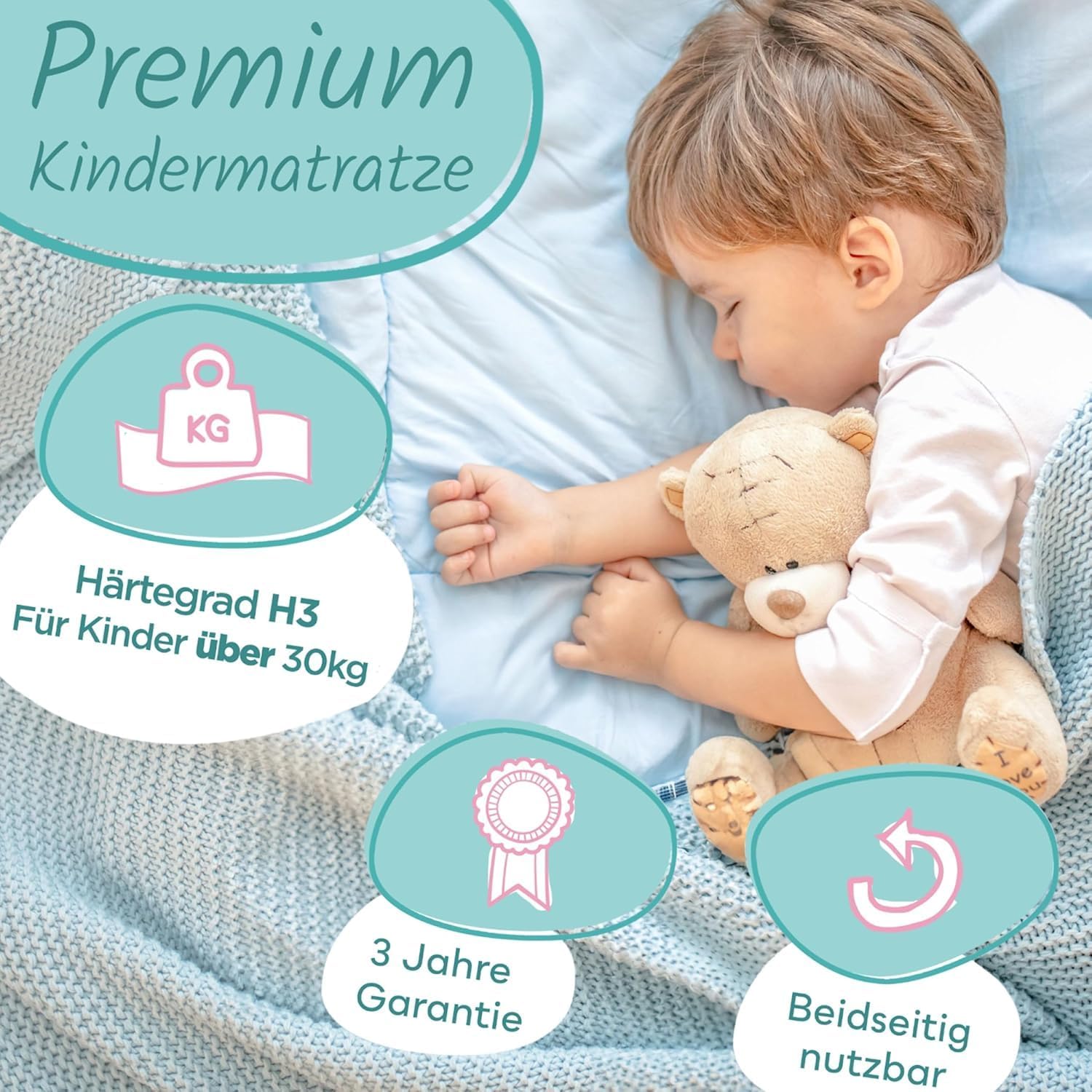 Thumbnail 1 de Sun Garden Kindermatratze 120x200 cm H3