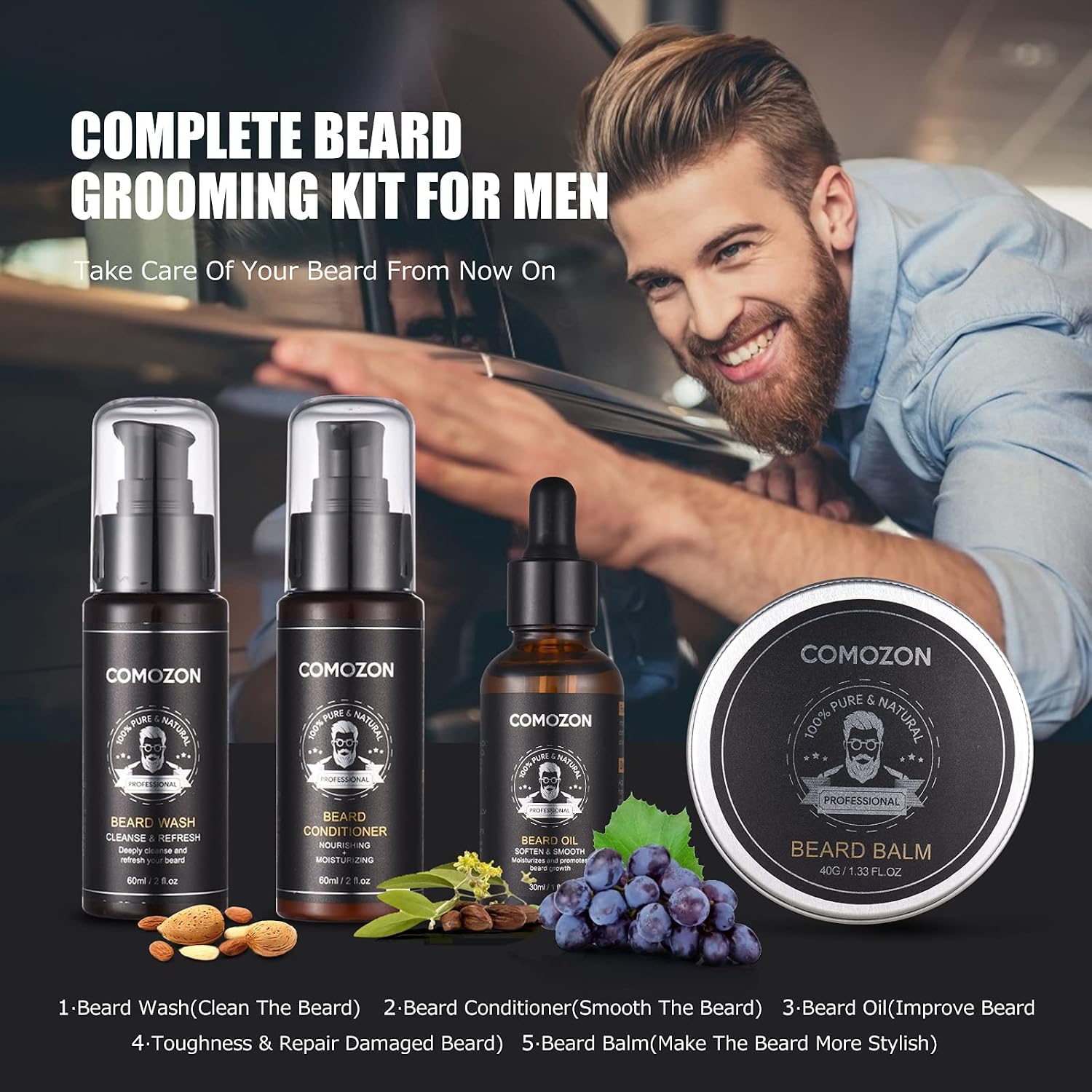 Thumbnail 5 de Kit Barbe Homme Complet 12 en 1 🧔