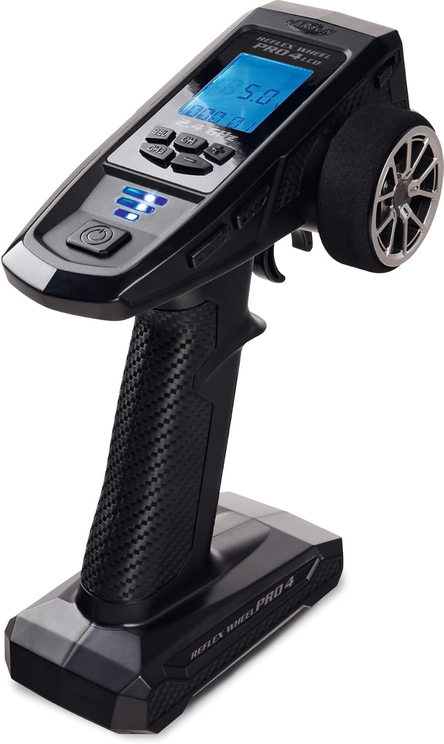Detalle 2 de Carson FS 4K Reflex Wheel Pro 4 – aparatura RC 2,4 GHz LCD, 4-kanałowa