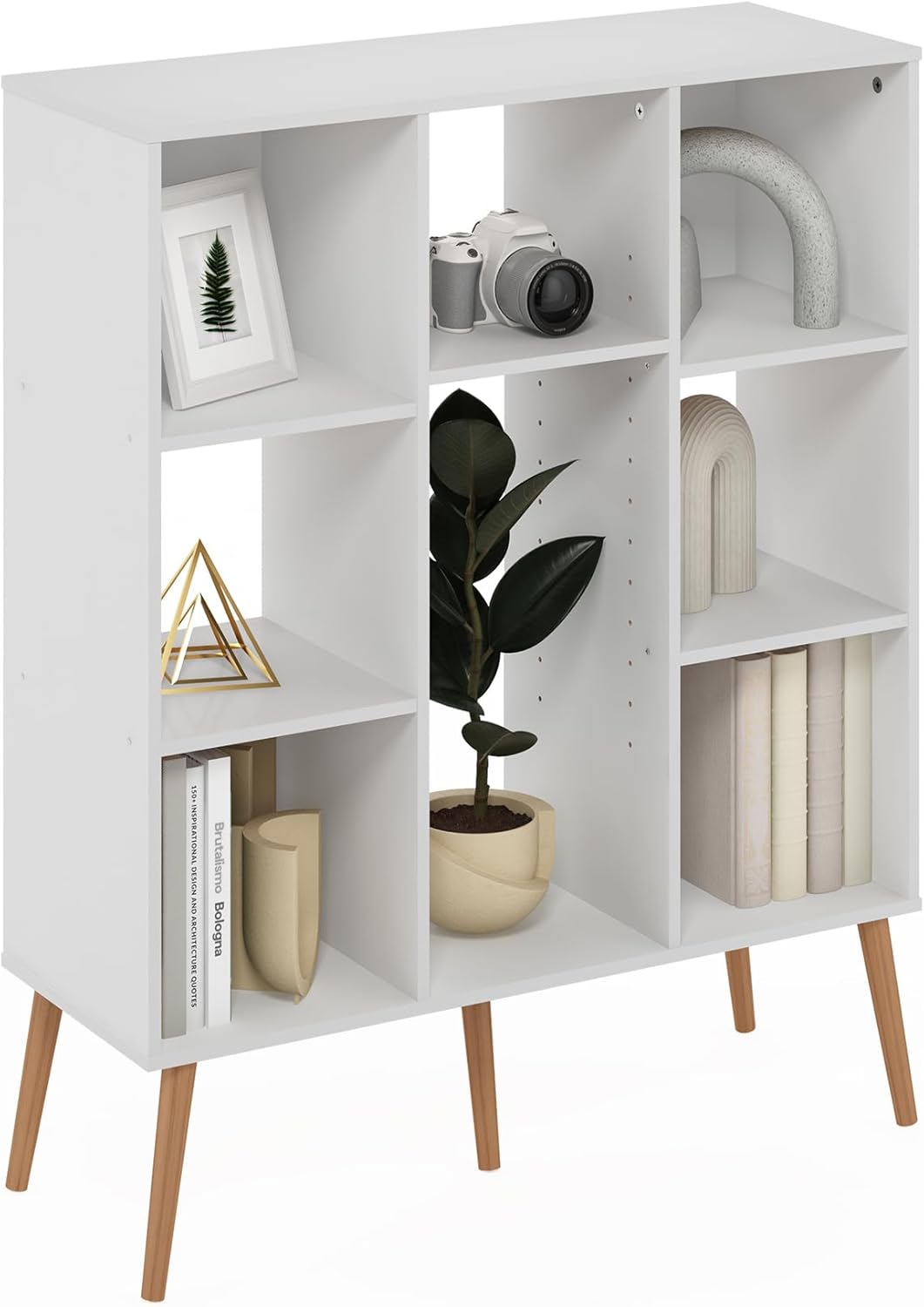 Thumbnail 6 de Furinno CLAUDE Libreria 8 Cubi 99,95 cm