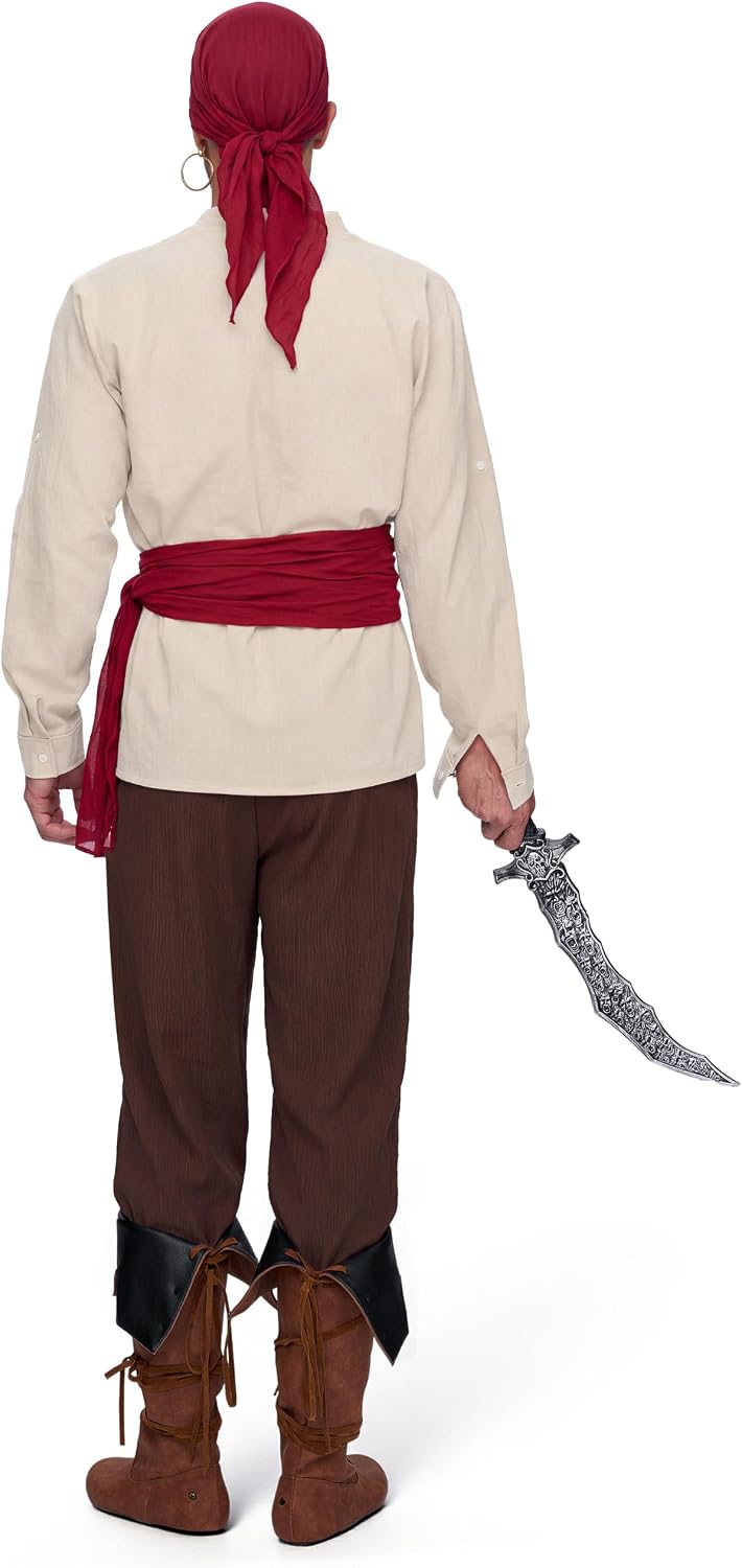 Thumbnail 6 de Spooktacular Creations Men's Pirate Costume, Polyester