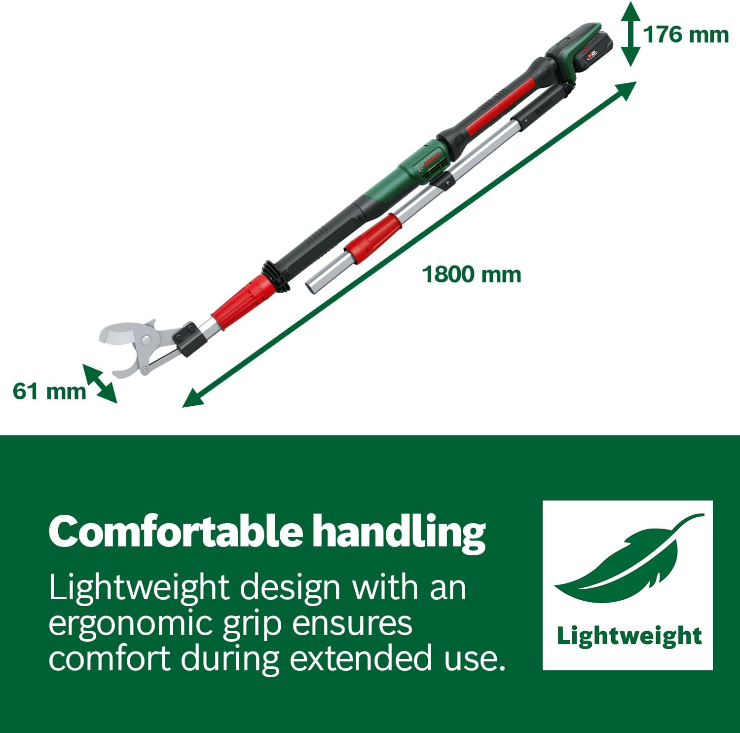Thumbnail 5 de Bosch Cordless Pruner AdvancedPrune 18V-45 with Extension Pole
