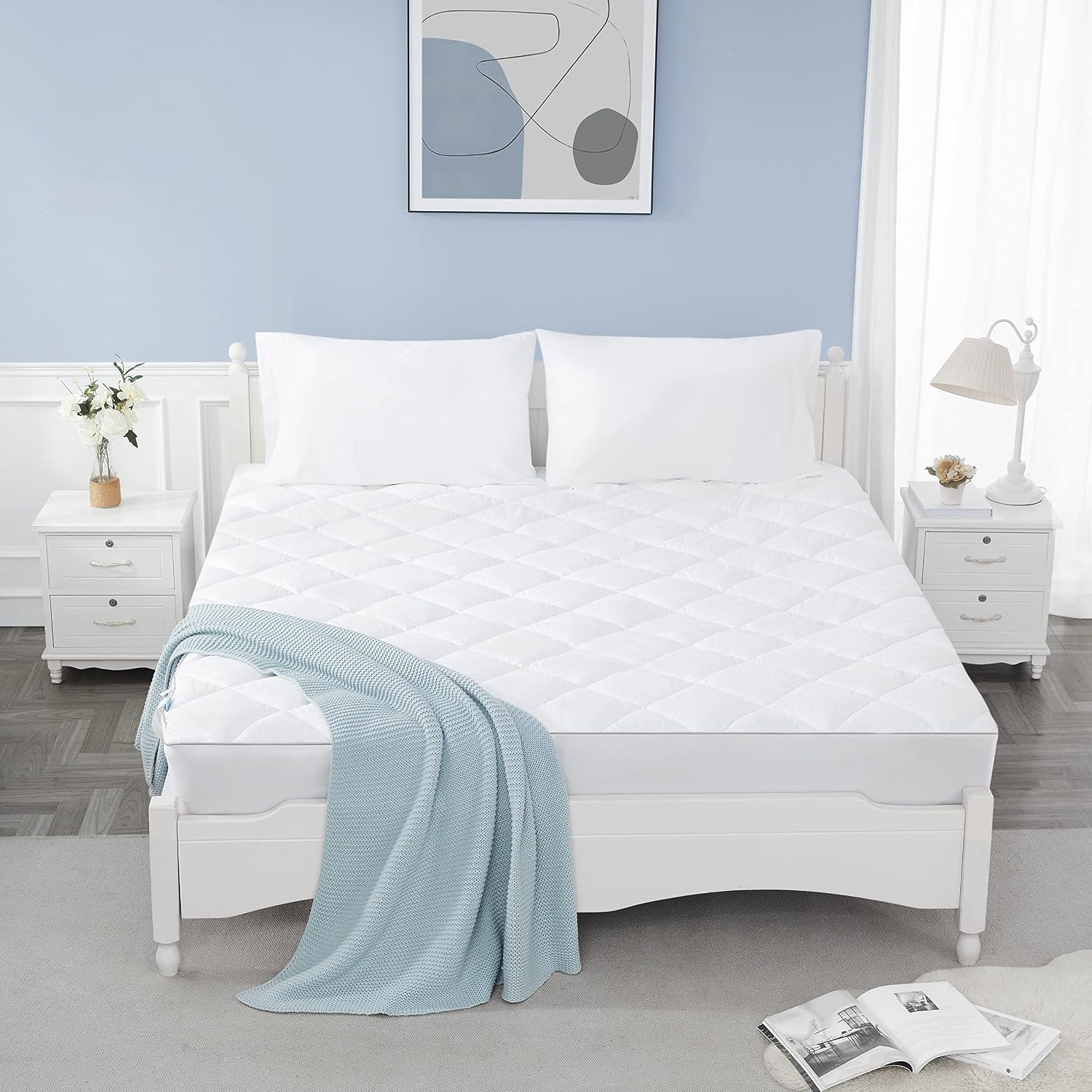 Detalle de Sunflower Twin Mattress Pad, Cotton