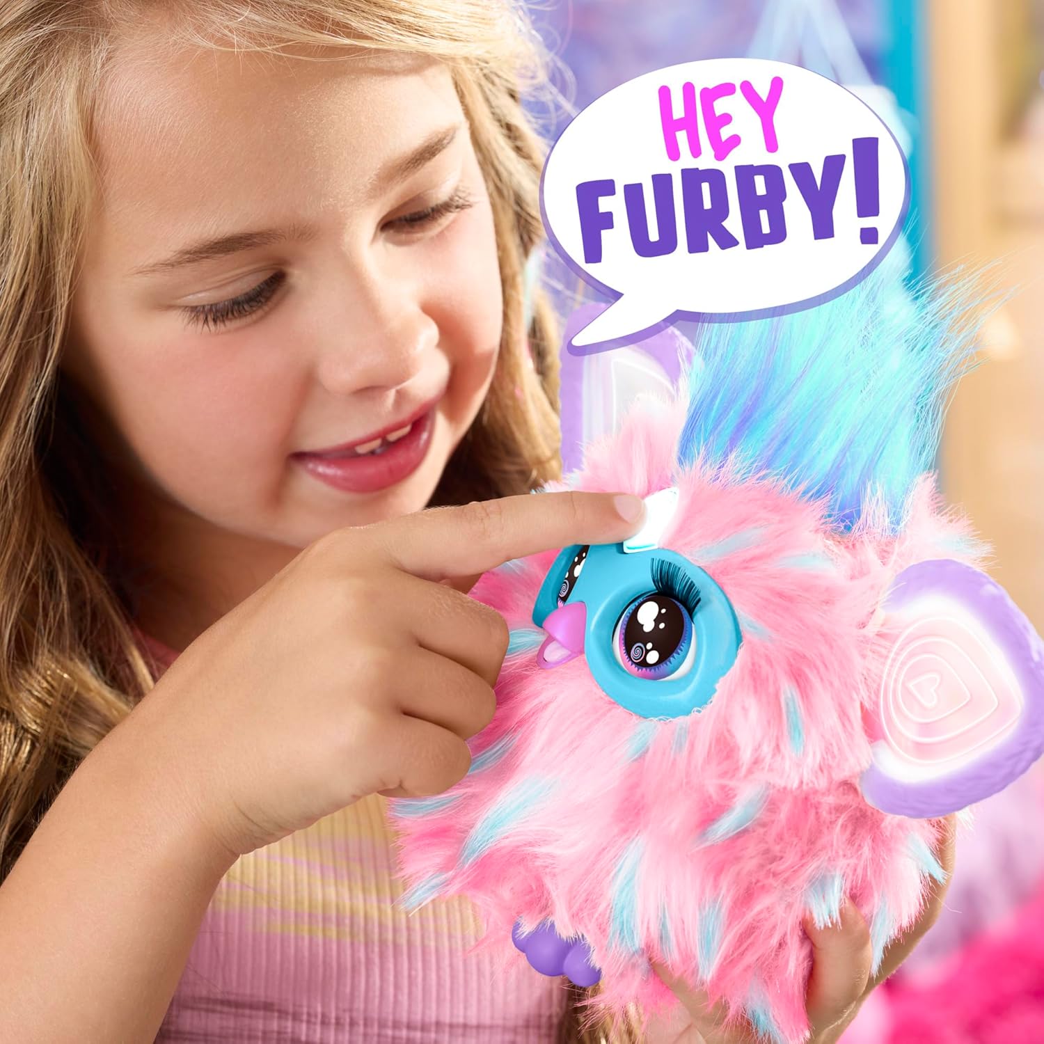 Detalle de Furby Cotton Candy interactive plush 15 cm