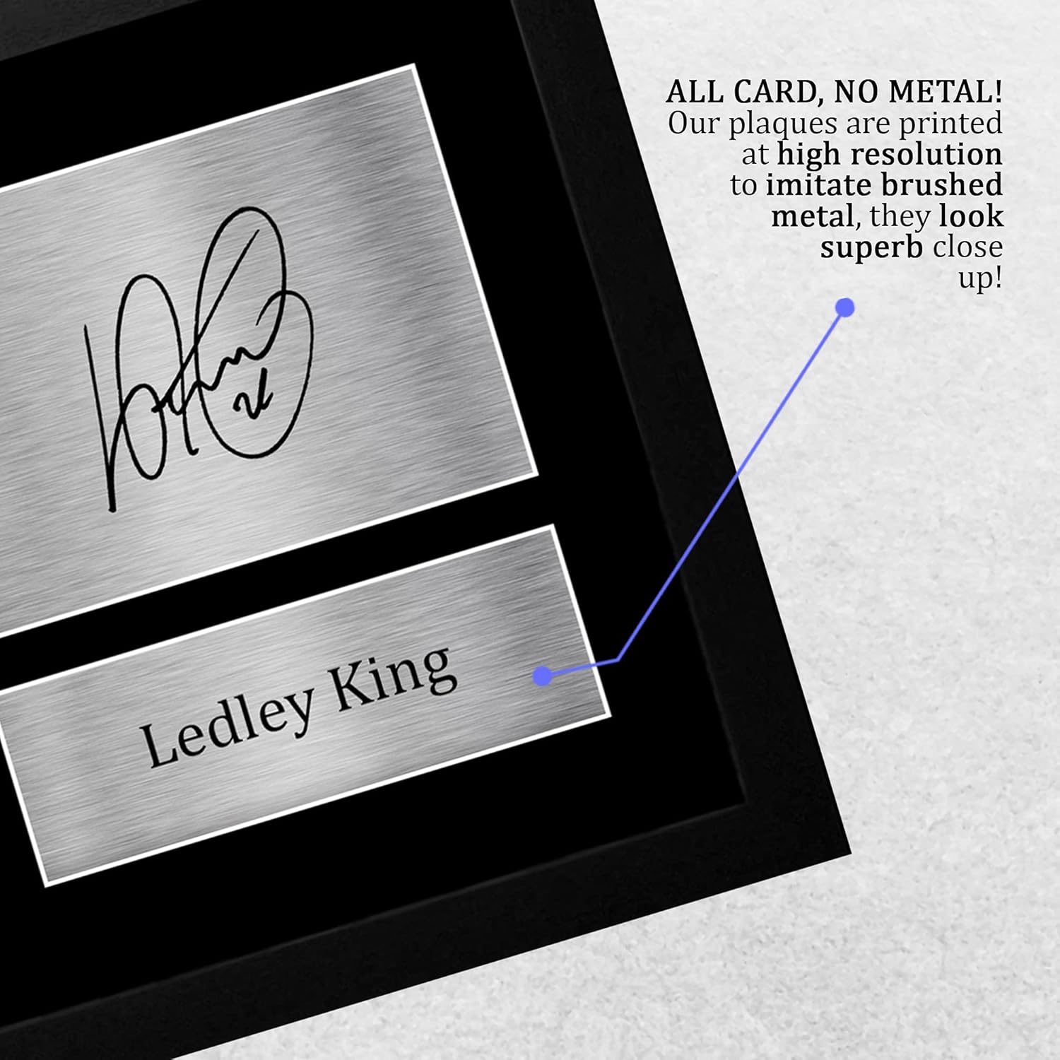 Thumbnail 4 de HWC Trading FR A4 Ledley King Tottenham Hotspurs framed signed autograph picture (A4)
