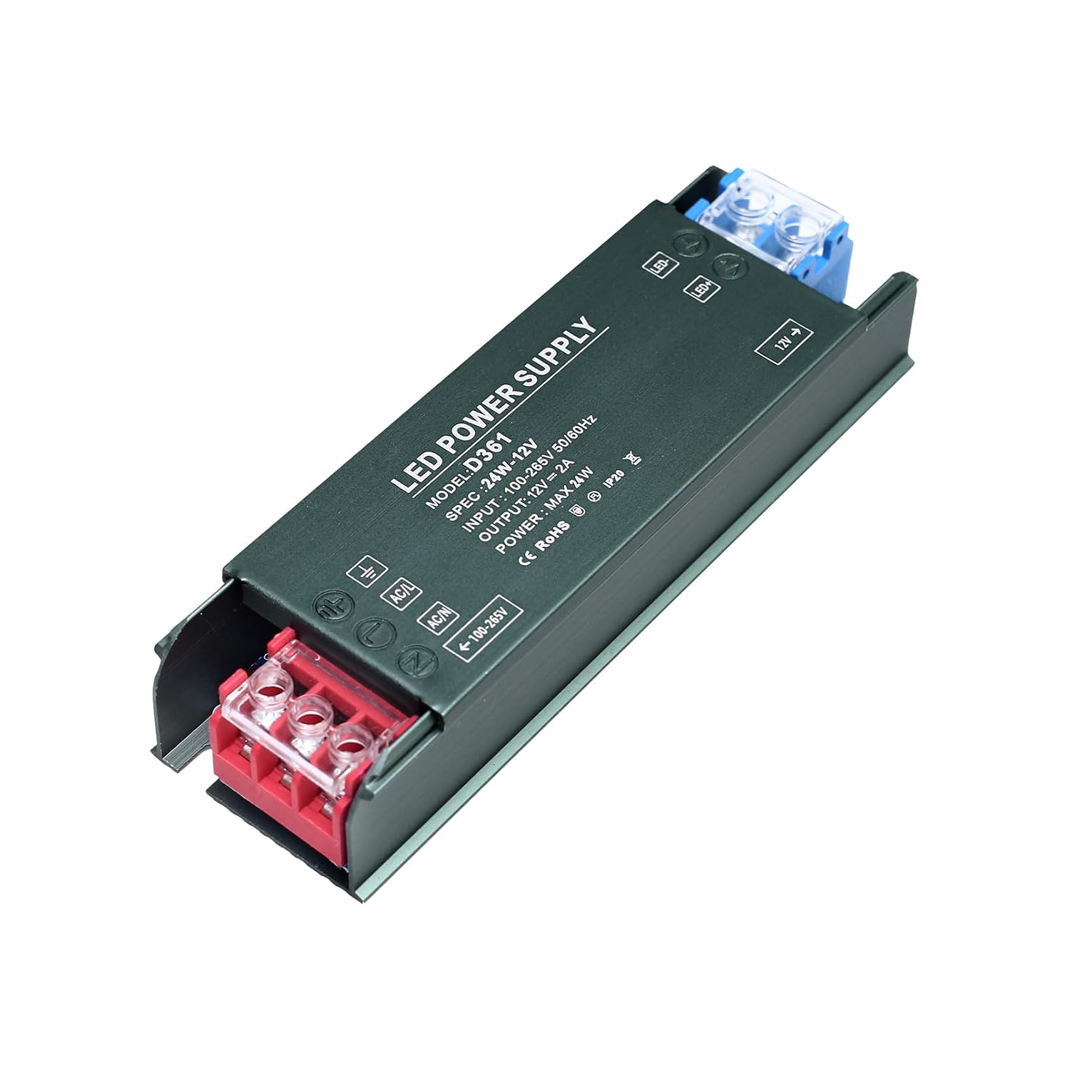 Detalle de KSIBNW Transformador 220V a 12V 2A