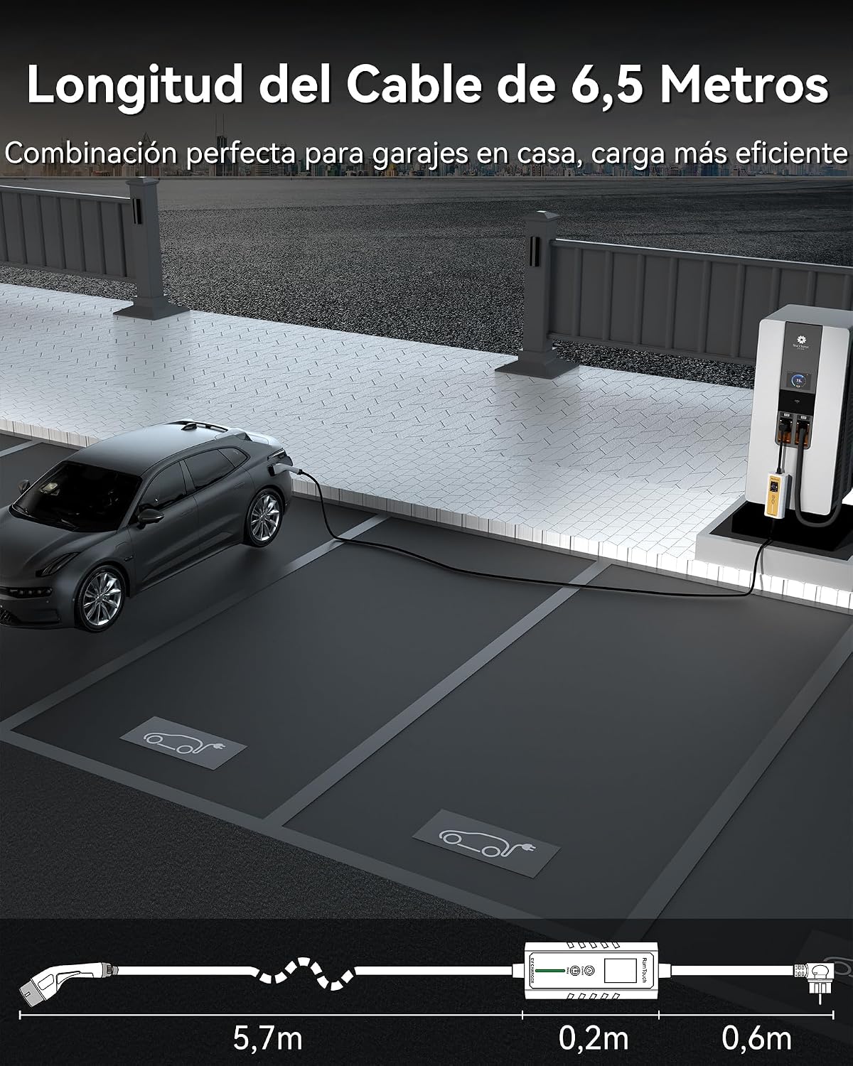 Thumbnail 4 de RamTouch Cargador Coche Eléctrico 3,7 kW 6,5 m