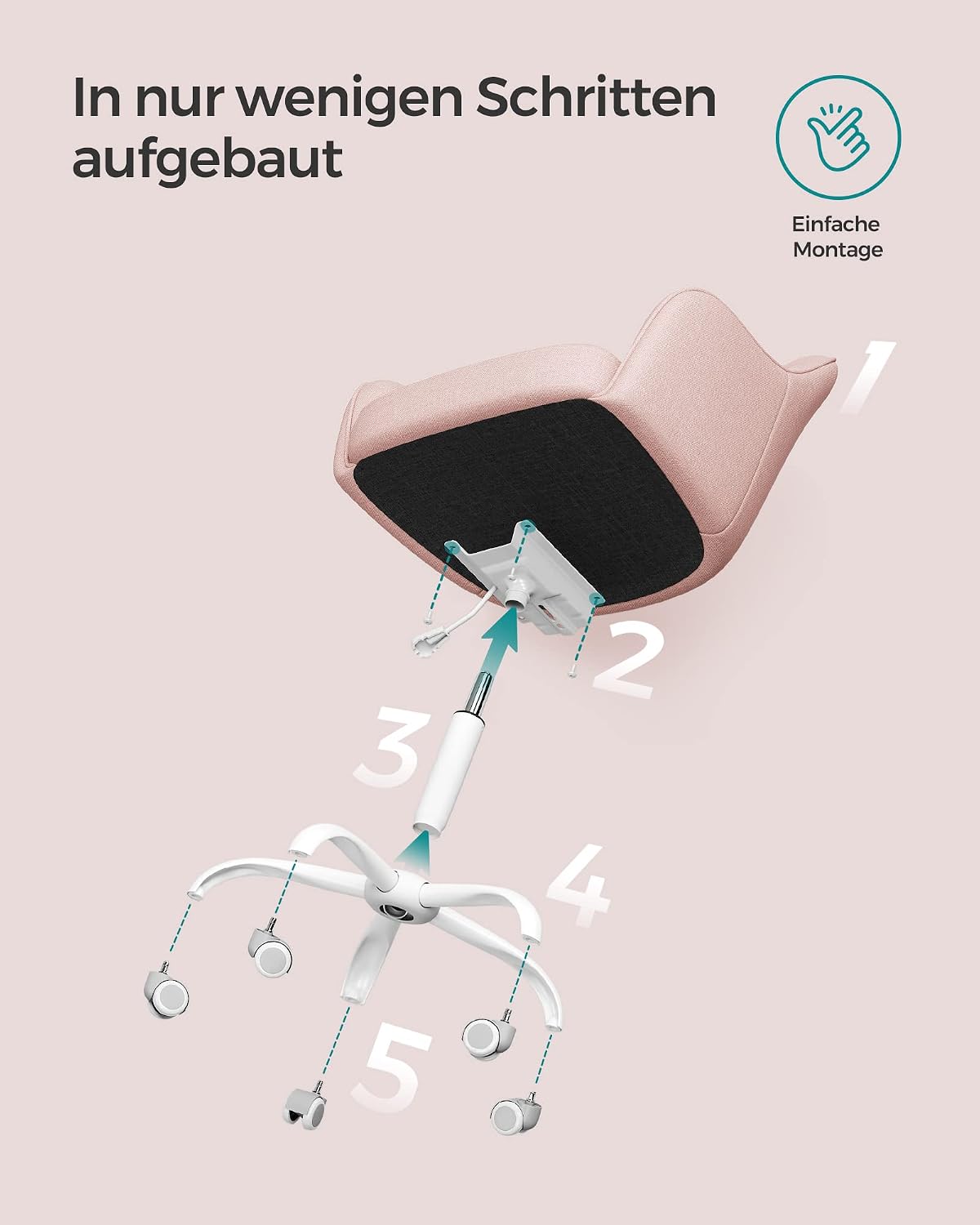 Thumbnail 6 de Homeoffice-Drehstuhl höhenverstellbar bis 110 kg