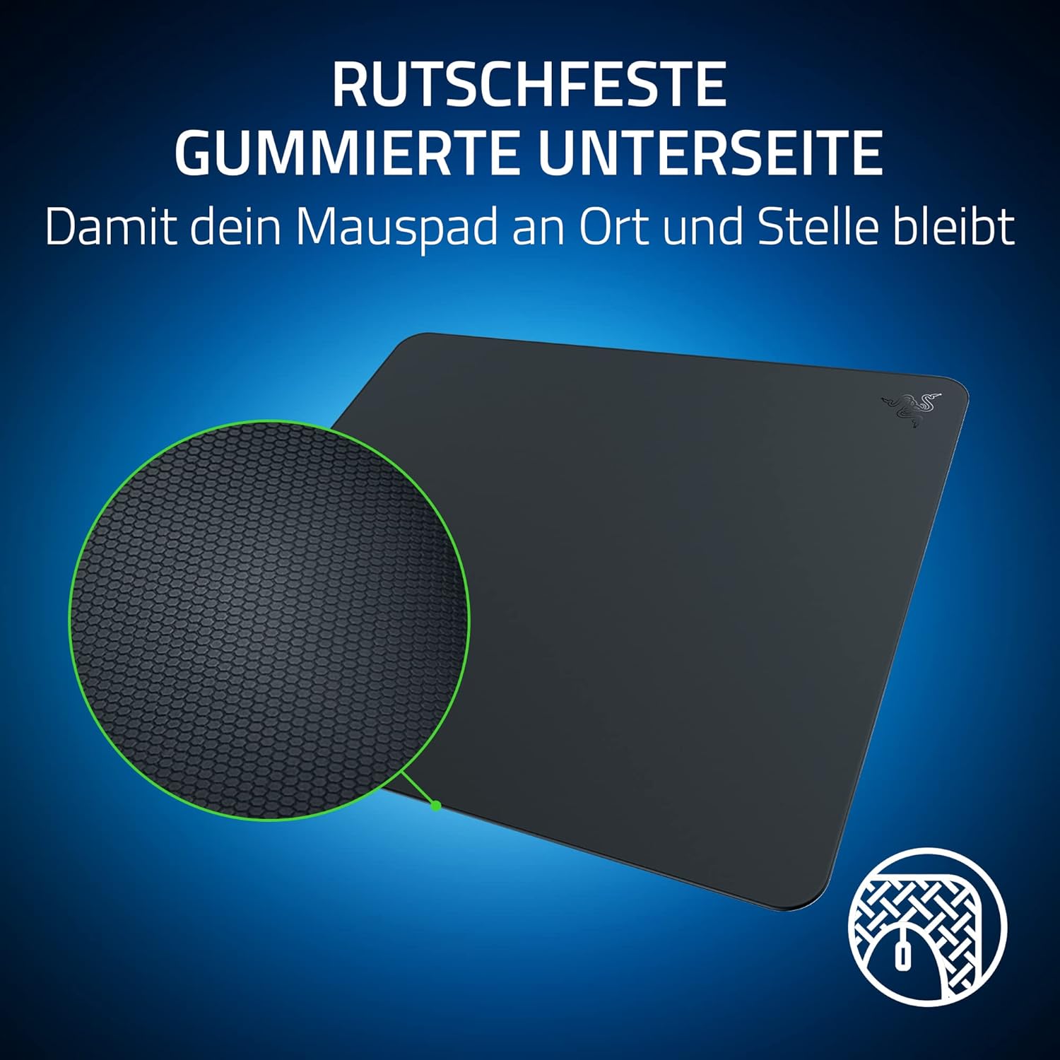 Thumbnail 6 de Razer Atlas GlasmauSmatte aus gehärtetem Glas – 450 x 400 x 5 mm, schwarz