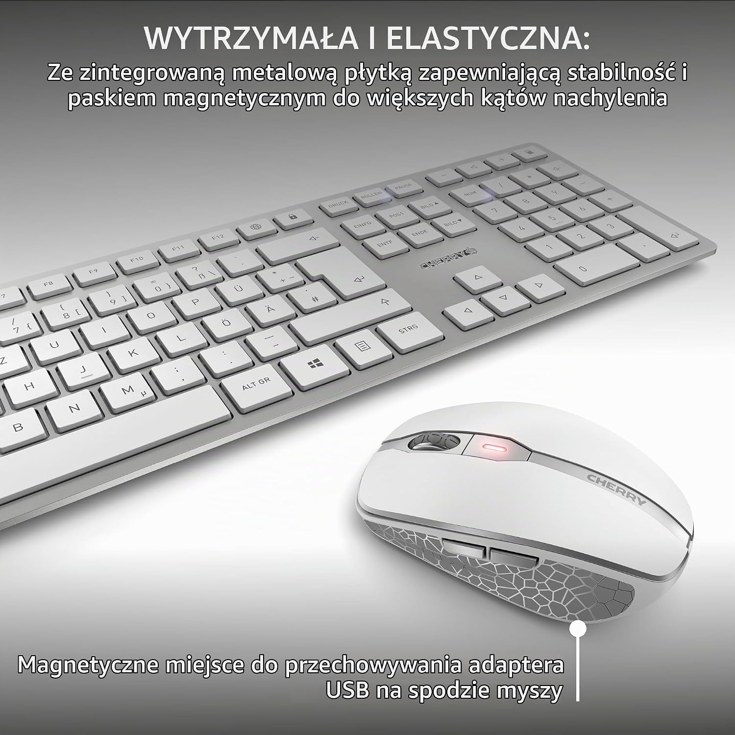 Thumbnail 6 de CHERRY DW 9100 Slim – bezprzewodowy zestaw klawiatury i myszy QWERTZ