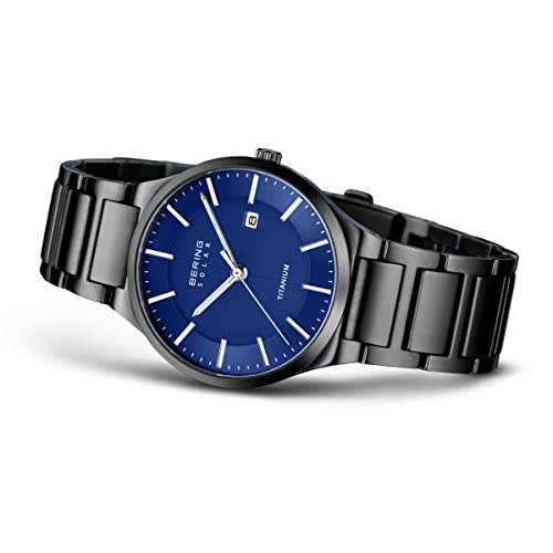 Detalle de BERING Men Analog Solar Collection Watch 15239-727 with Titan Strap and Sapphire Crystal