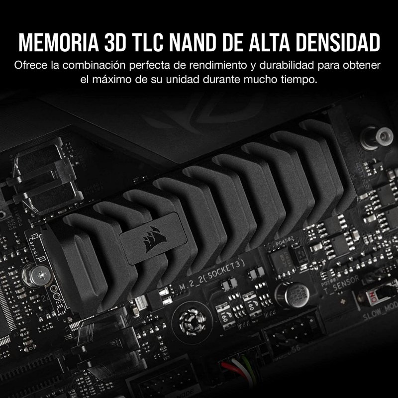 Thumbnail 2 de Corsair MP600 Pro XT 8TB: SSD M.2 NVMe Gen4 x4 para alto rendimiento sostenido