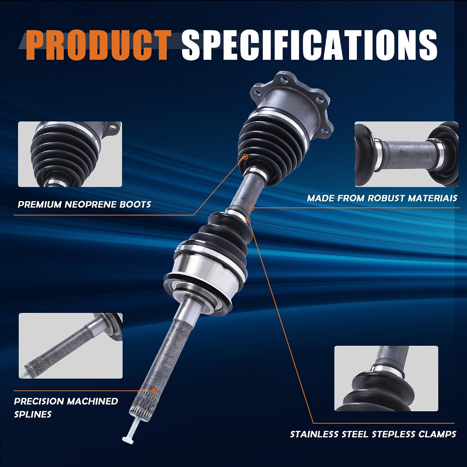 Detalle de KUIPERAUTO CV axle assembly set 4343035011