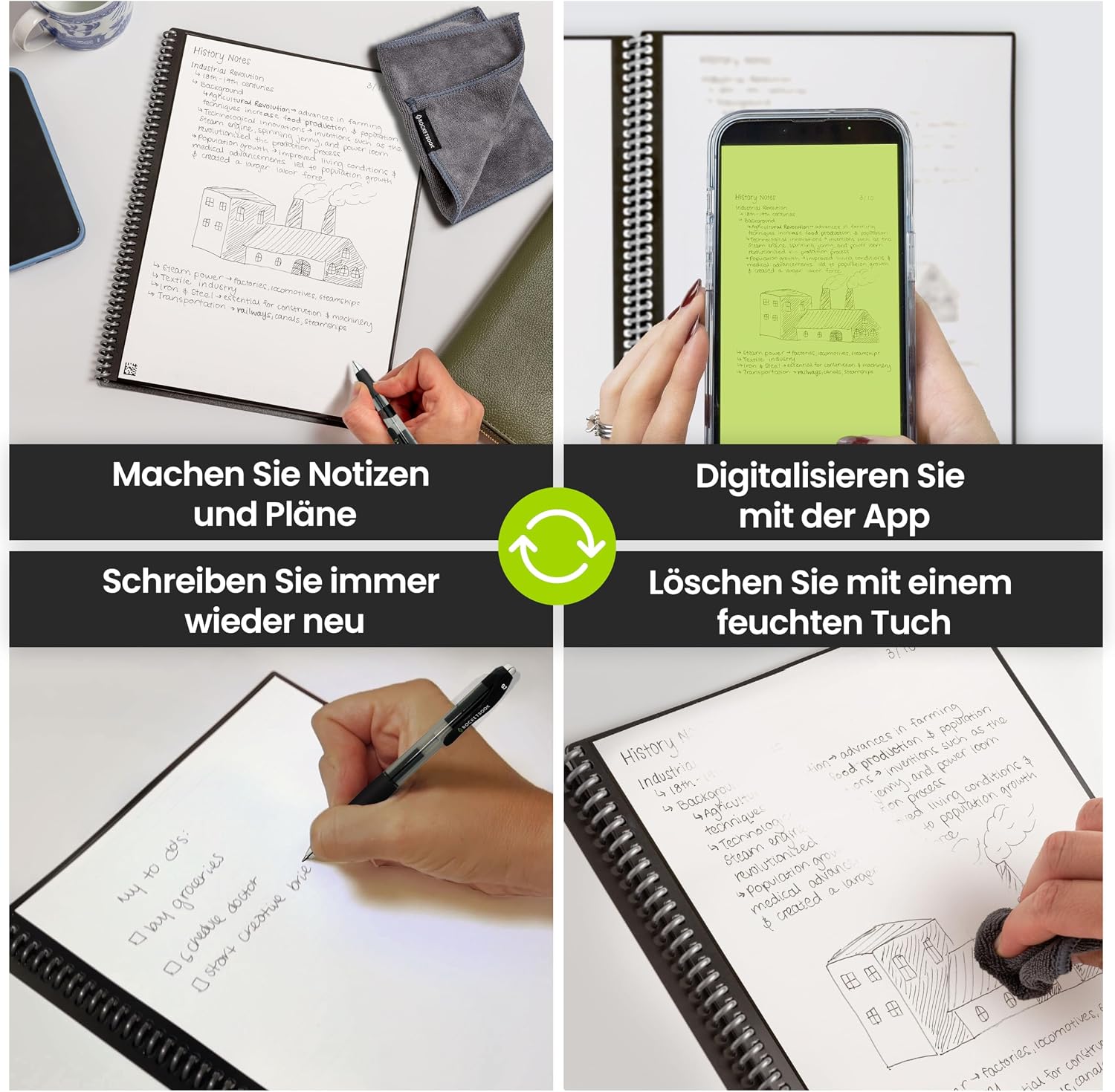 Detalle 2 de Rocketbook Fusion Executive 15 cm × 22,4 cm