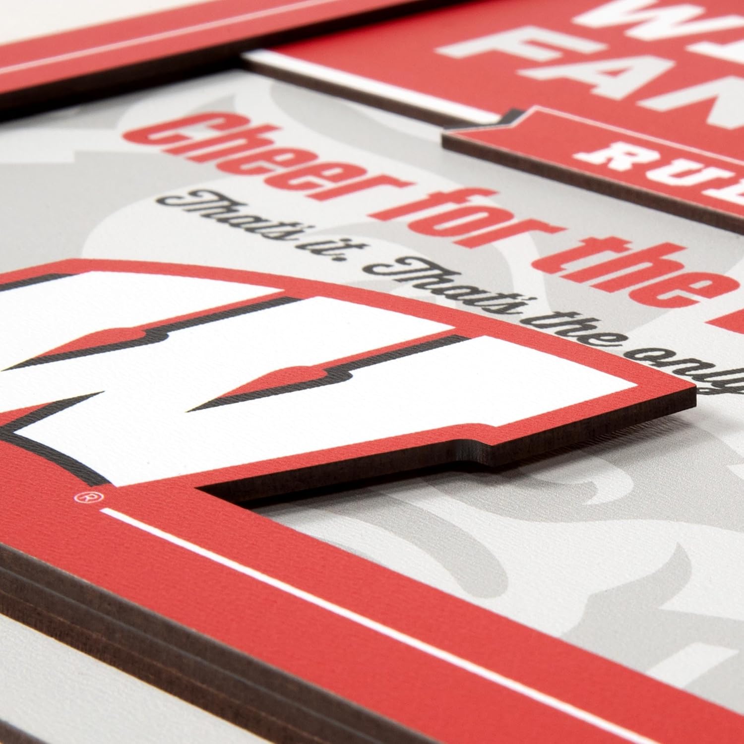 Thumbnail 3 de YouTheFan Official NCAA Tide Fan Rules 3D Wall Art (12” x 12”)