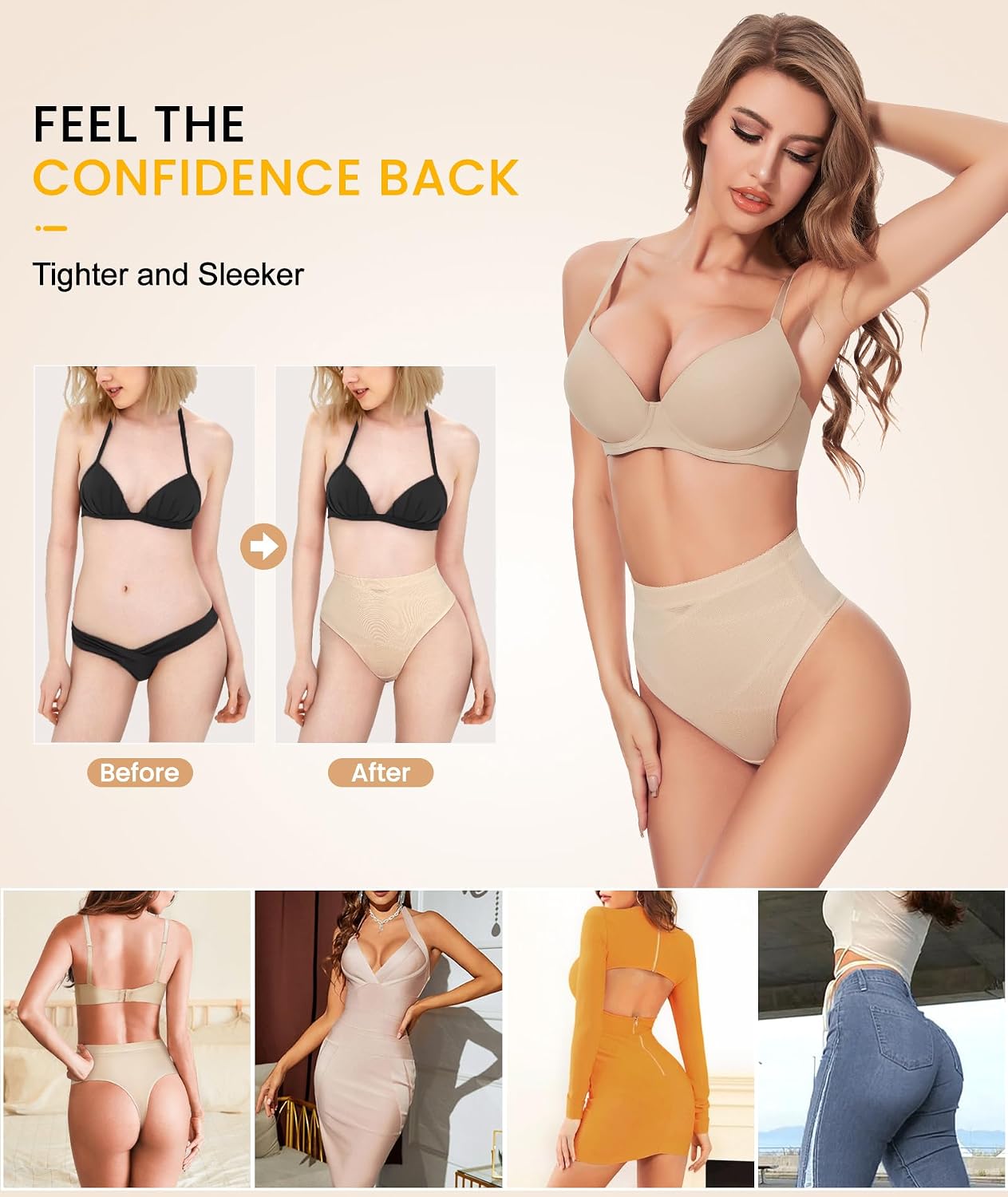Thumbnail 4 de SIMIYA Thong Shapewear in Mesh