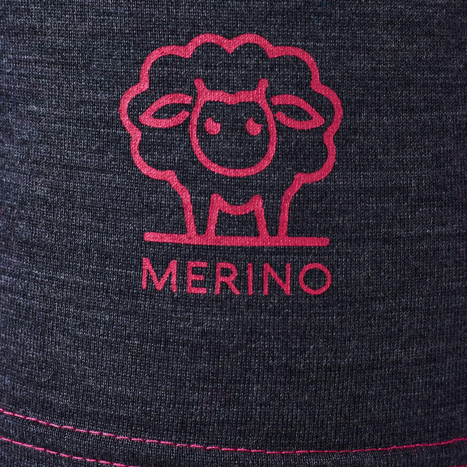 Detalle de Black Crevice Maglia a Maniche Lunghe da Donna in Lana Merino: versatilità e comfort per l'outdoor