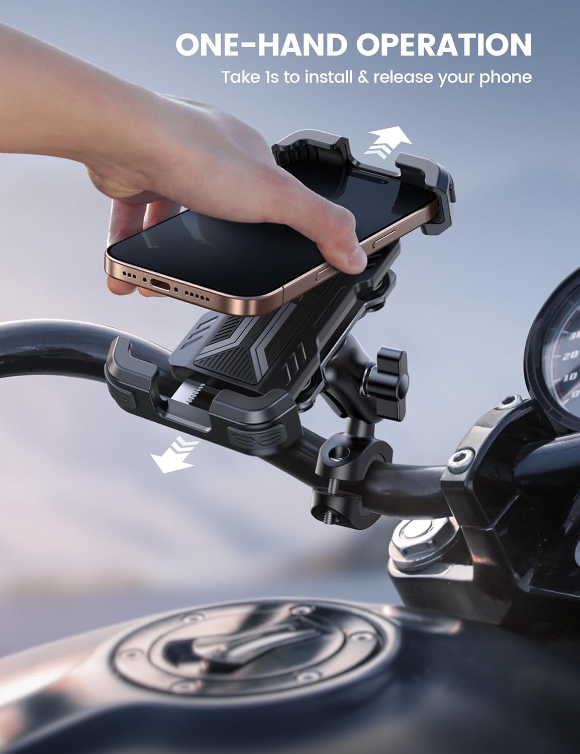 Thumbnail 5 de Lamicall Motorcycle Phone Mount 6.7"