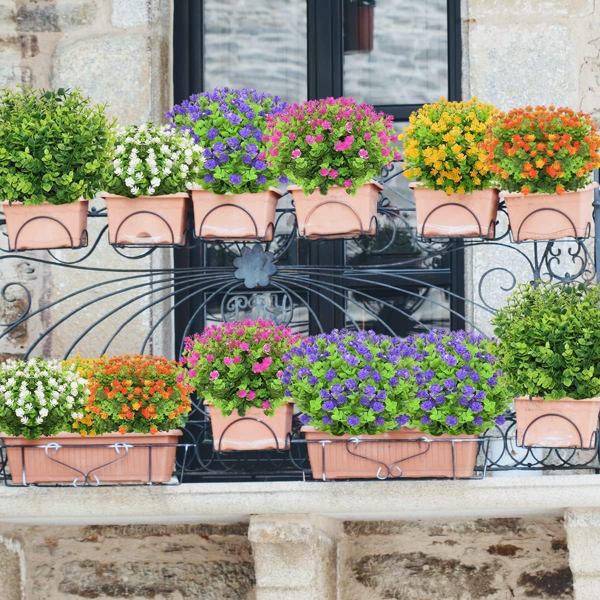 Thumbnail 6 de AIOR 10 bouquets artificiels 35 cm