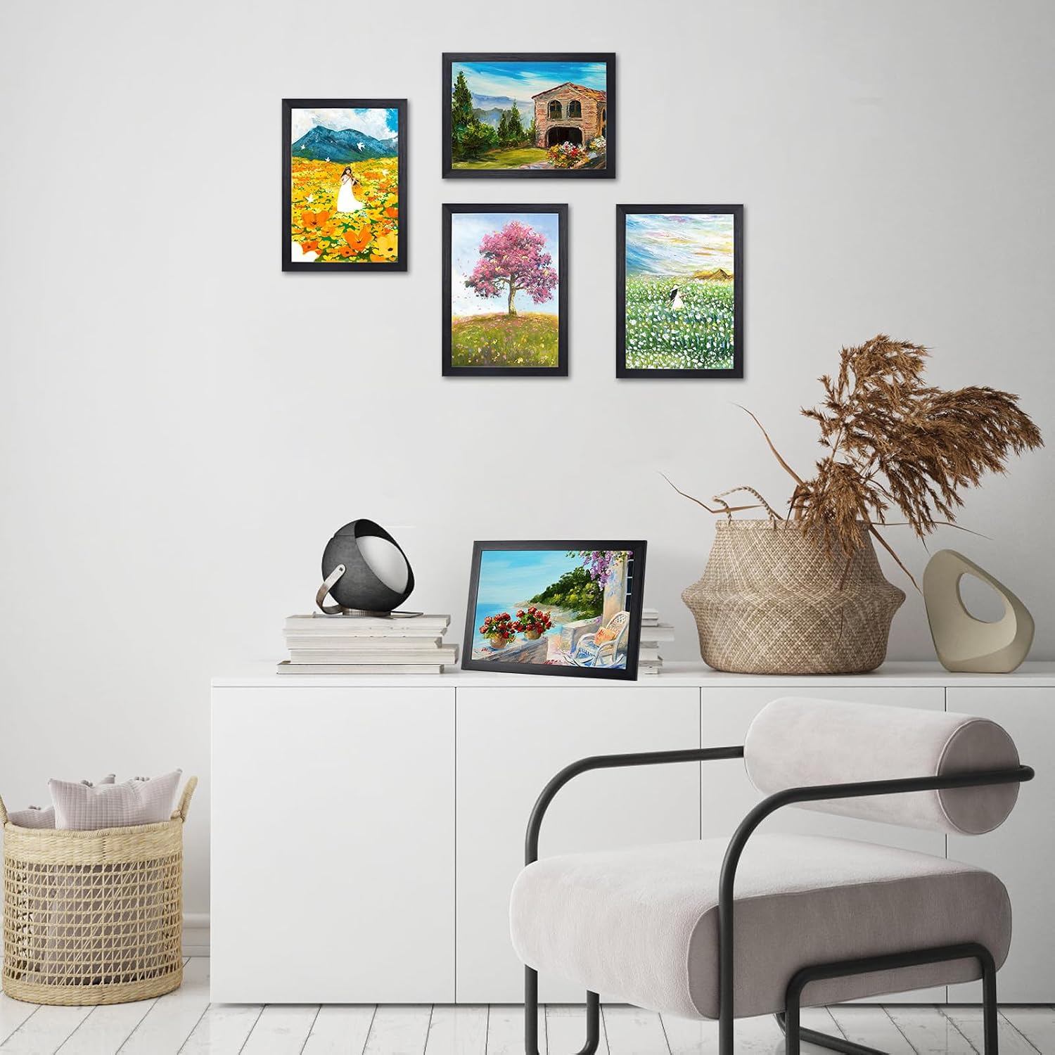 Thumbnail 6 de Giftgarden 12 Pack A4 Black Photo Frames – versatile display for photos, certificates and artwork