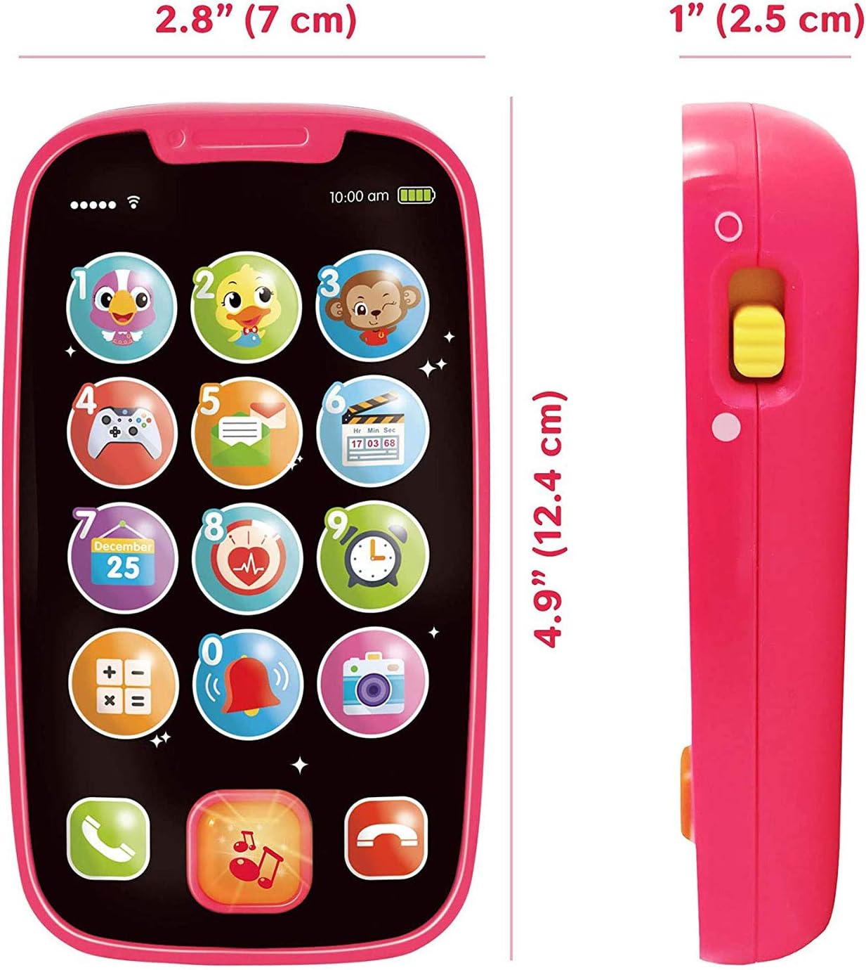 Thumbnail 4 de Baby-Spielzeug Handy ab 1 Jahr – Lernspaß mit Liedern, Geräuschen und blinkenden Lichtern