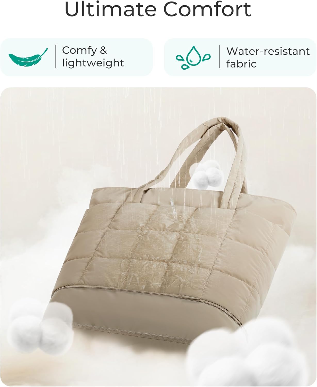 Thumbnail 4 de bagsmart Expandable Laptop Tote Bag Large capacity
