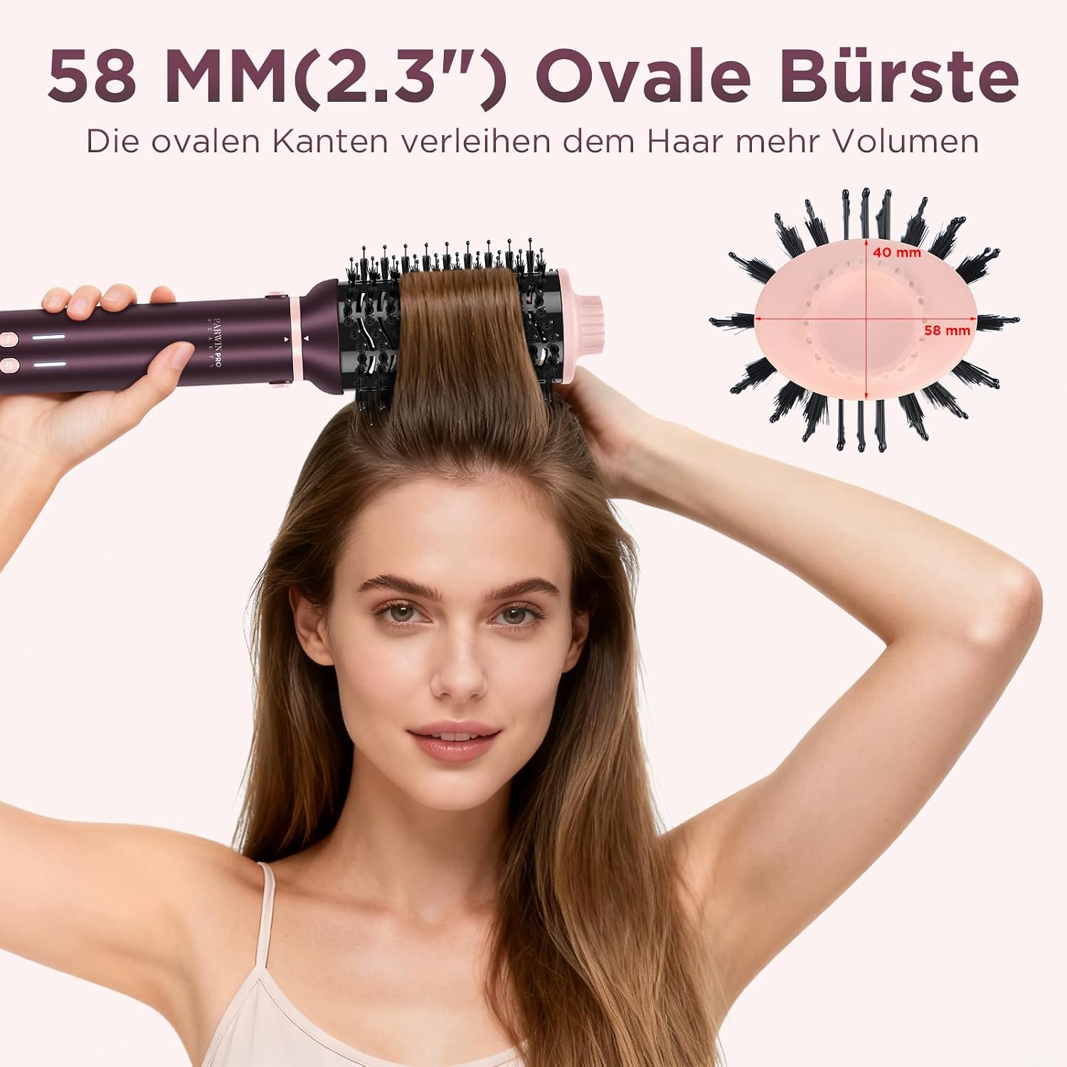 Thumbnail 4 de PARWIN PRO BEAUTY MaxAIR 2.0 7-in-1 Airstyler Set (Doppelspannung) „Jasper Plum“