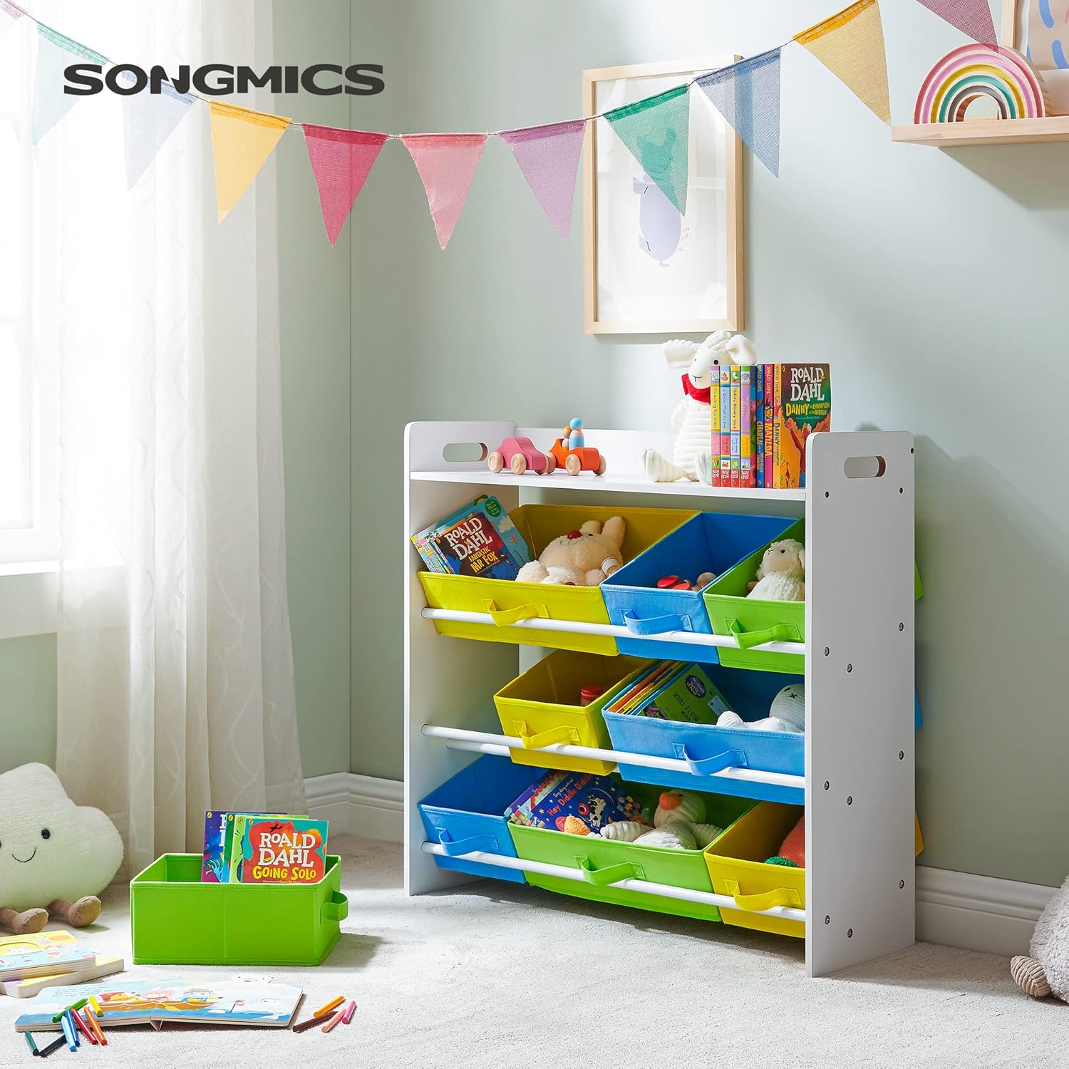 Thumbnail 1 de SONGMICS Estantería Infantil con 9 Cajones de Tela