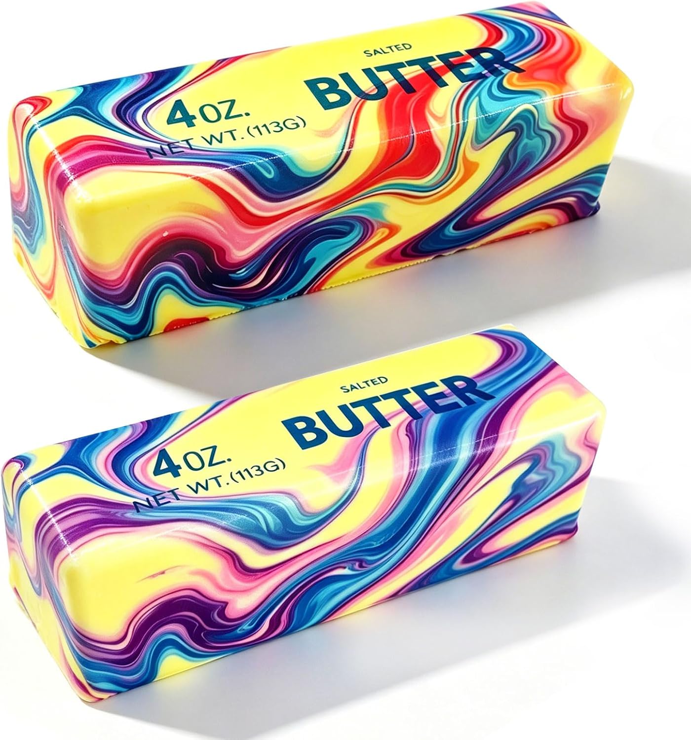 Detalle de 2 Packs Slow Rising Butter Squishy — Soothing Butter Squishies for Stress Relief