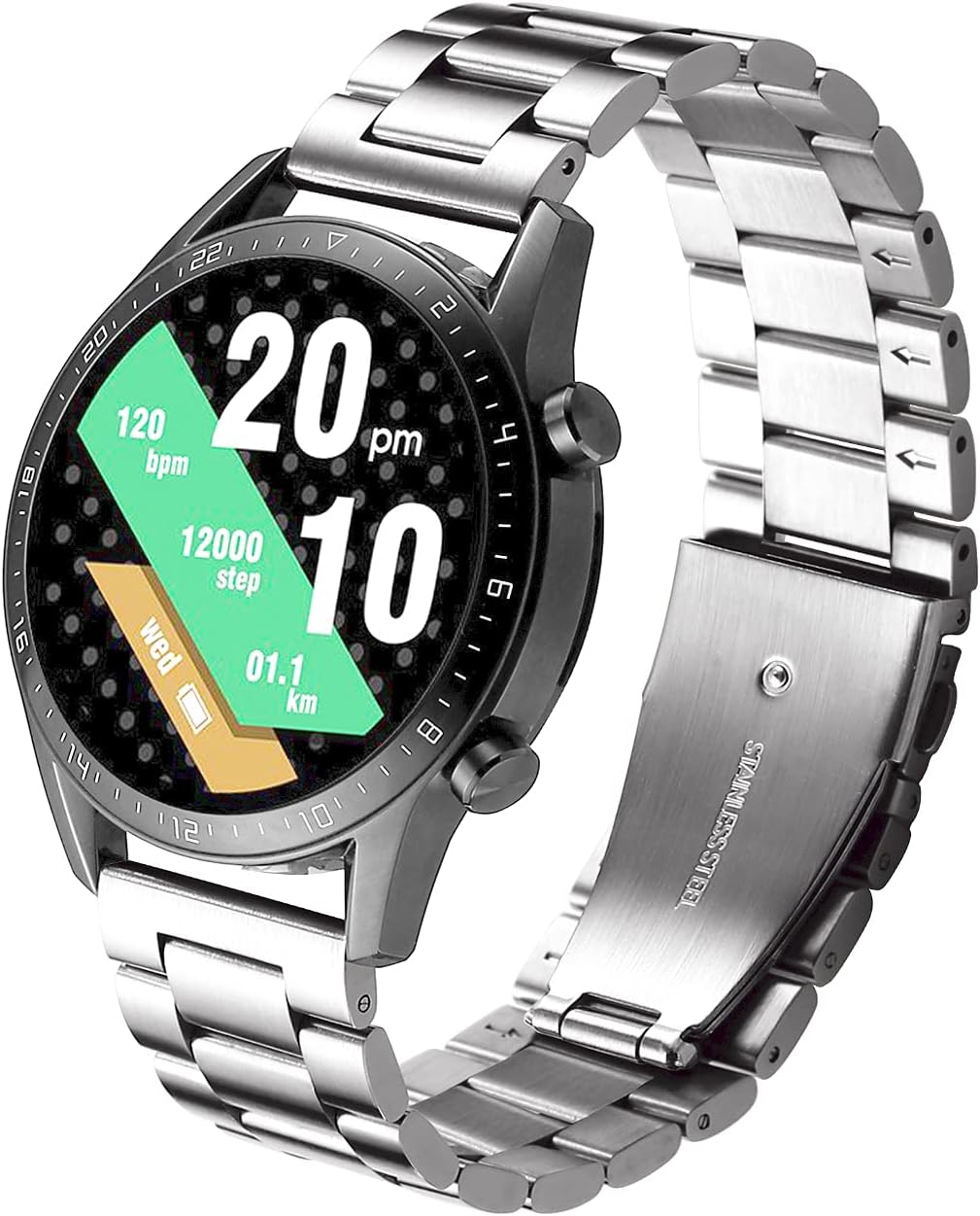 Detalle 2 de MUENShop 22mm Metal Watch Strap