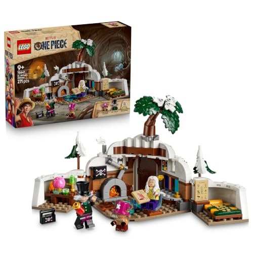 Detalle de LEGO One Piece Le Repère du Docteur Hiluluk (75641) – Jeu de construction collector avec 3 mini figurines