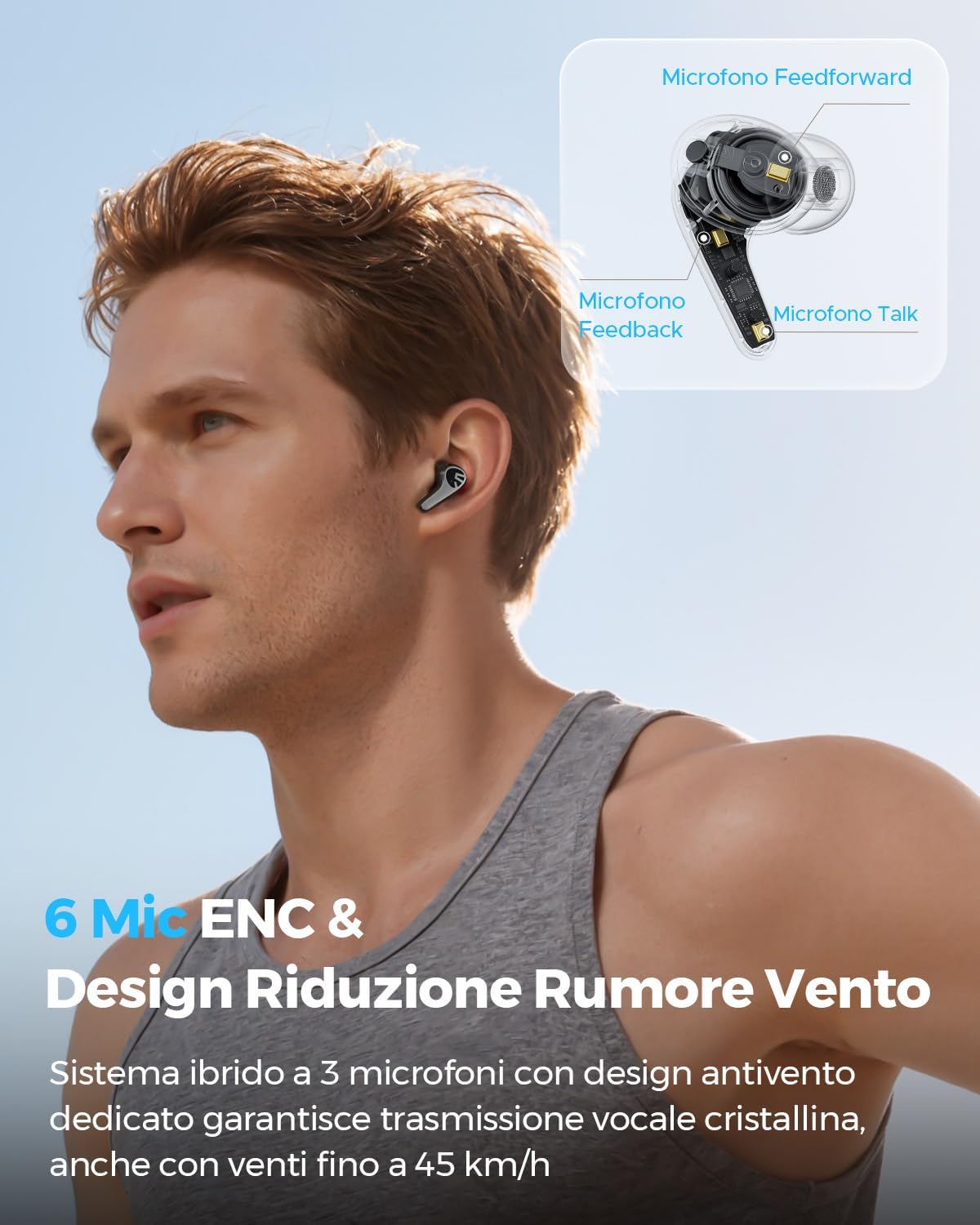 Thumbnail 6 de SoundPEATS C30 cuffie Bluetooth 52 ore