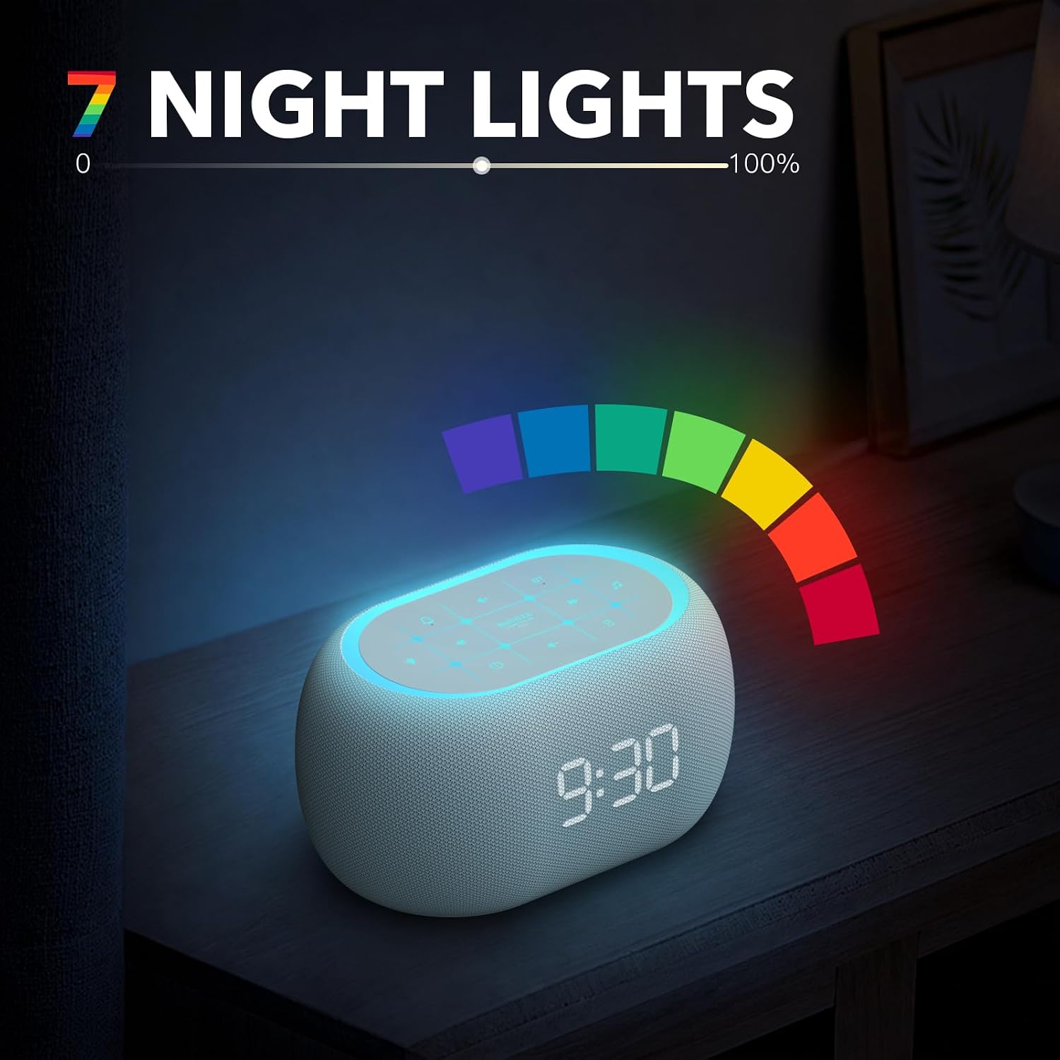Detalle de ANJANK White Noise Sound Machine Alarm Clock