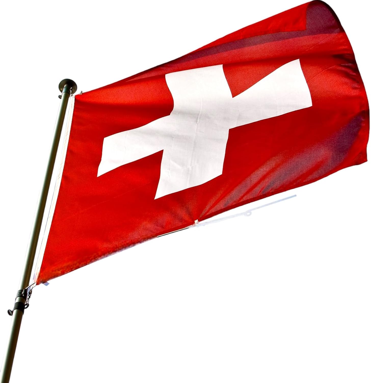 Detalle 2 de Österreichische Fahne 90×150 cm – strapazierfähige Polyesterflagge mit Messingösen