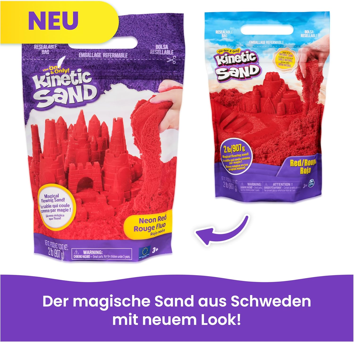 Thumbnail 6 de Kinetic Sand roter Sand 907 g