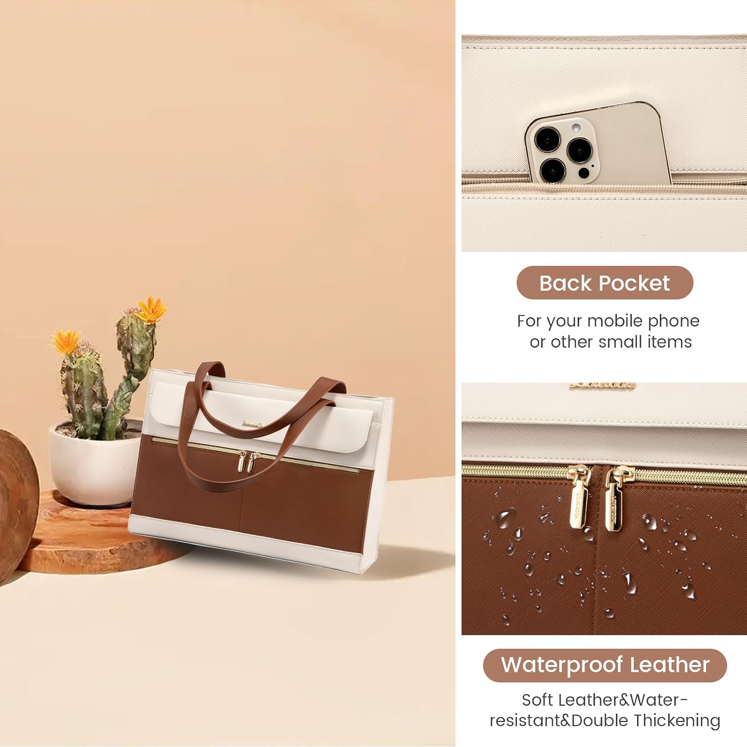 Detalle 1 de LOVEVOOK Laptop Handtasche 15,6 Zoll
