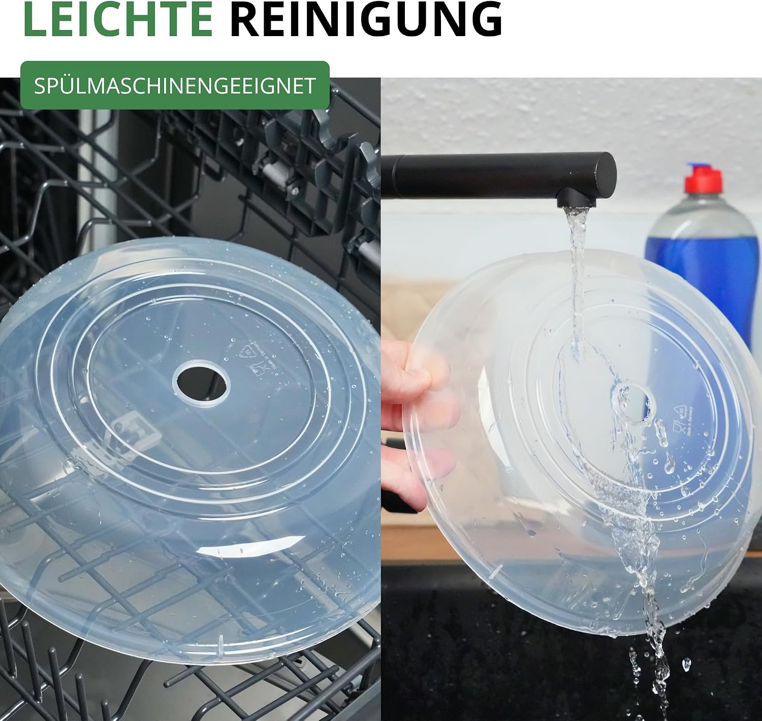 Thumbnail 6 de Westmark Mikrowellen-Abdeckhauben, 2er-Set, Durchmesser 25 cm – Transparent