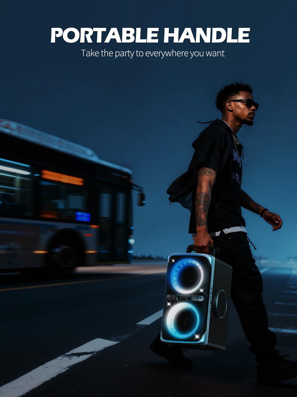 Detalle 1 de FREEPEAR Party Speaker 240W Peak Bluetooth